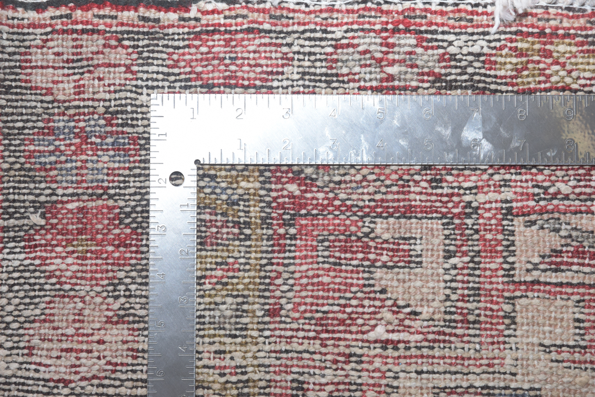 Hand-Knotted Persian Lamberan Wool Carpet Runner