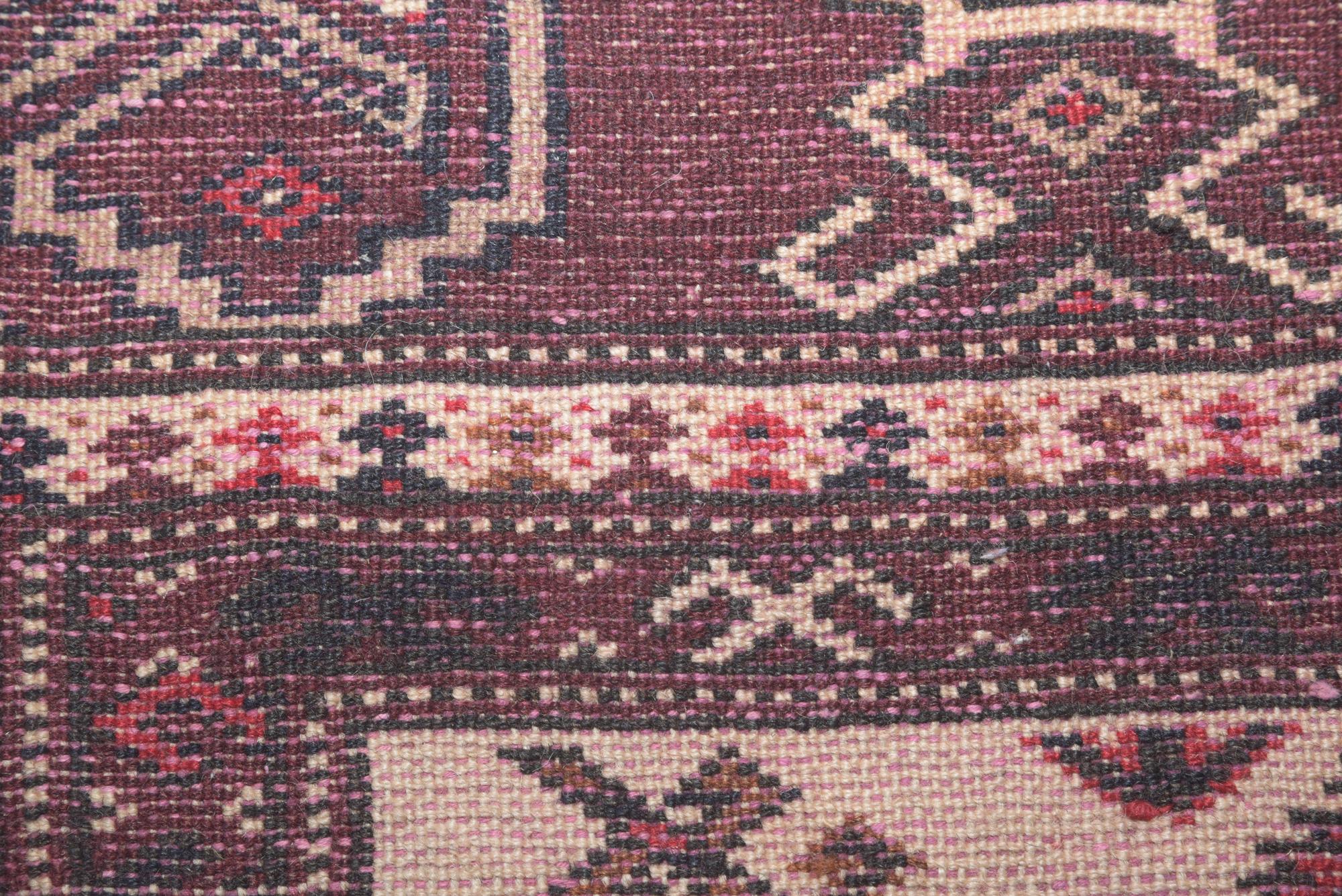 Hand-Knotted Turkish Yomut Wool Area Rug