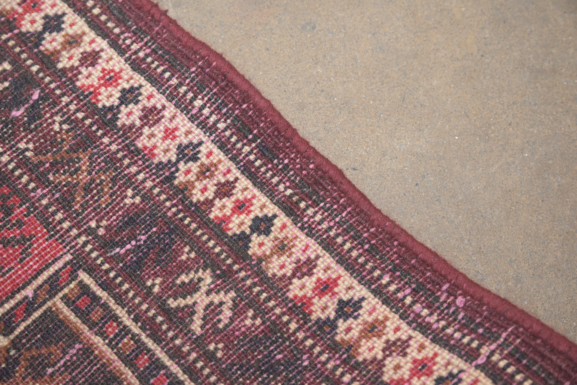 Hand-Knotted Turkish Yomut Wool Area Rug