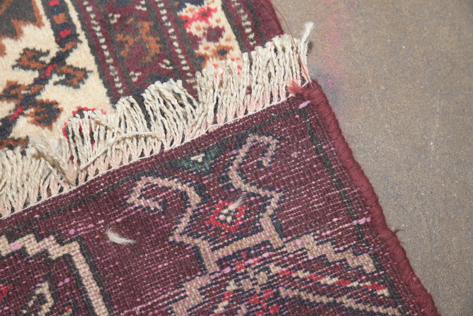 Hand-Knotted Turkish Yomut Wool Area Rug