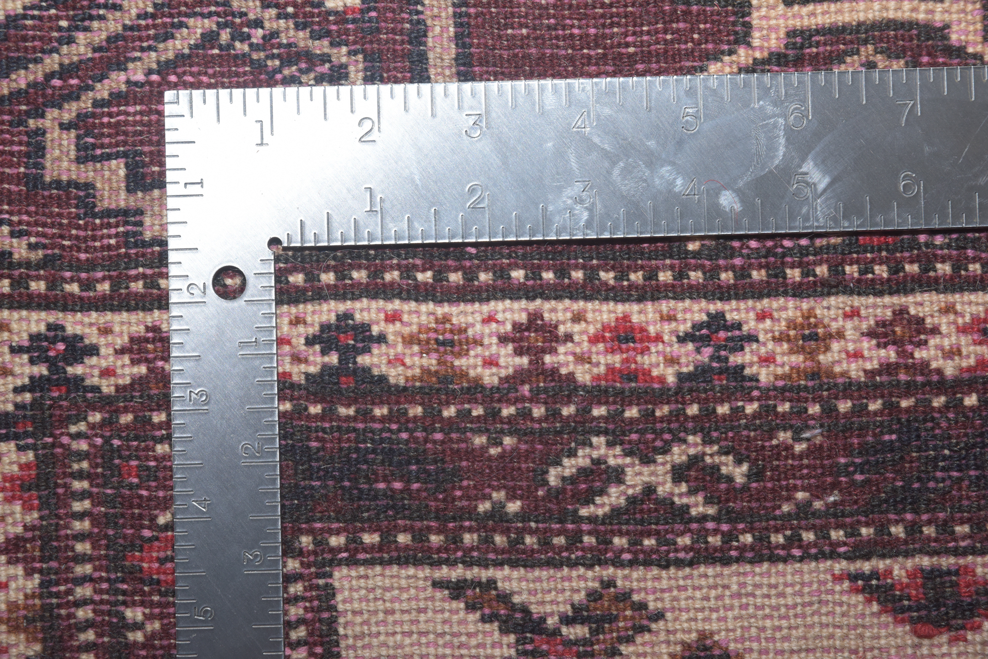 Hand-Knotted Turkish Yomut Wool Area Rug