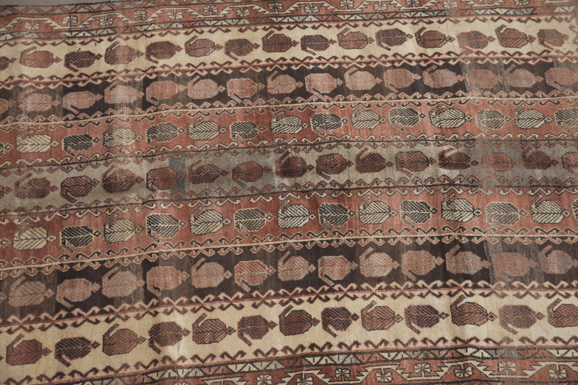 Hand-Knotted Persian Afshar Wool Area Rug