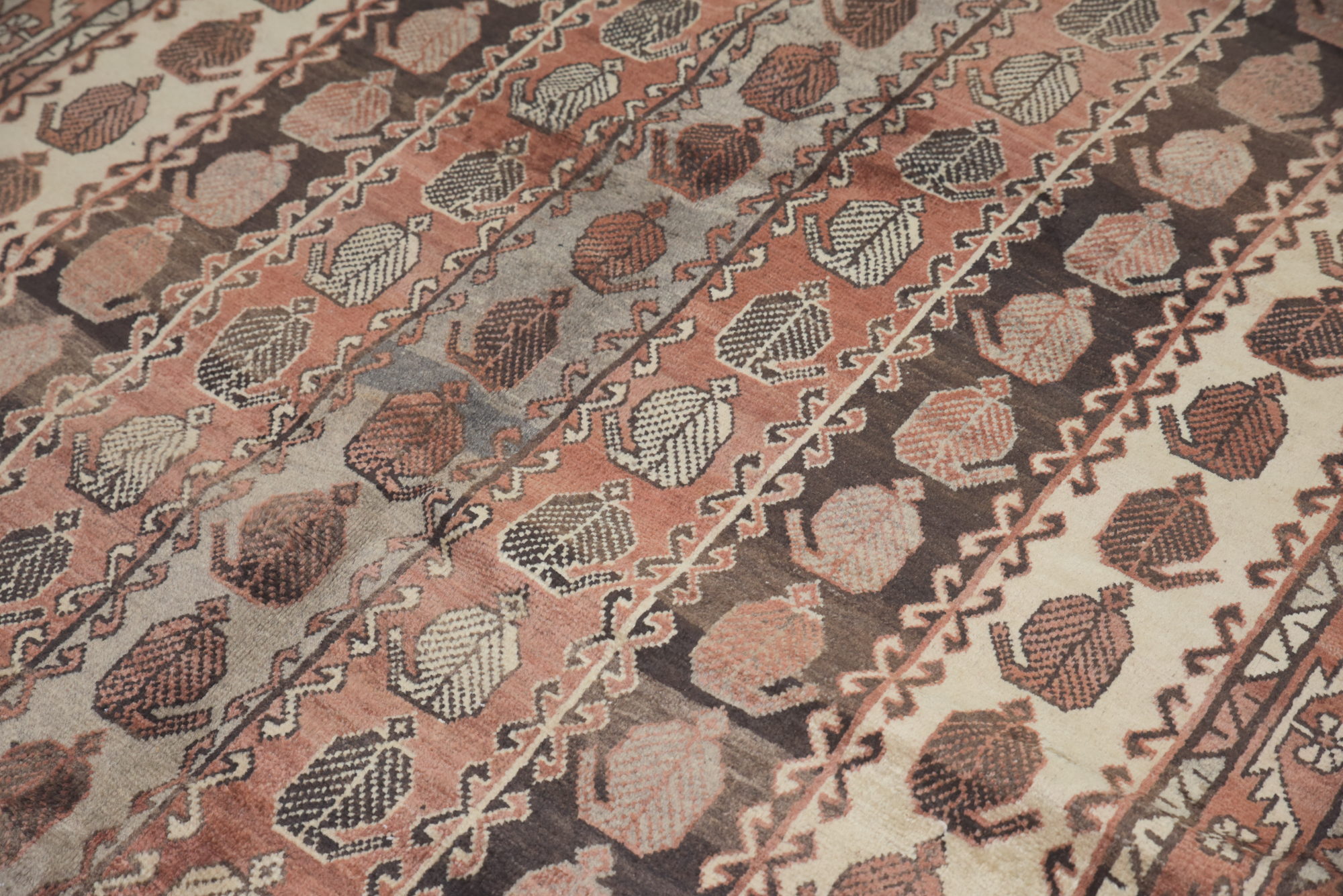 Hand-Knotted Persian Afshar Wool Area Rug