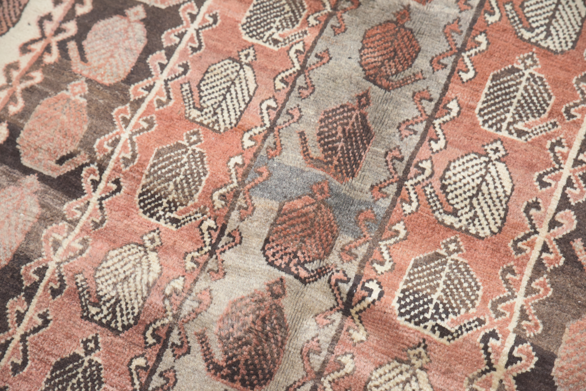 Hand-Knotted Persian Afshar Wool Area Rug