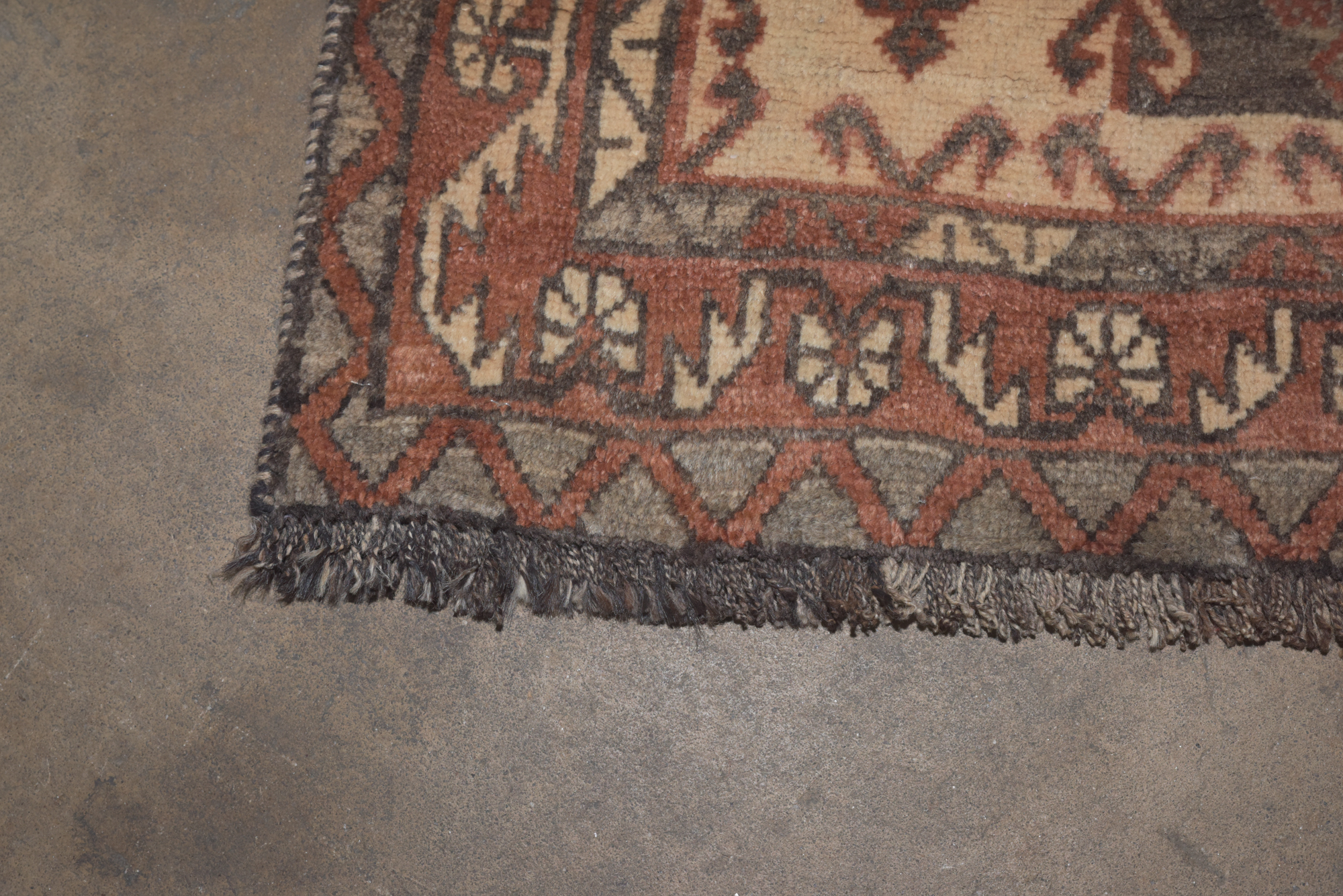 Hand-Knotted Persian Afshar Wool Area Rug