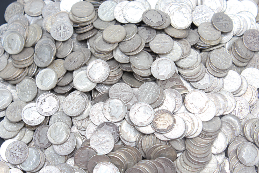 Silver Roosevelt Dimes