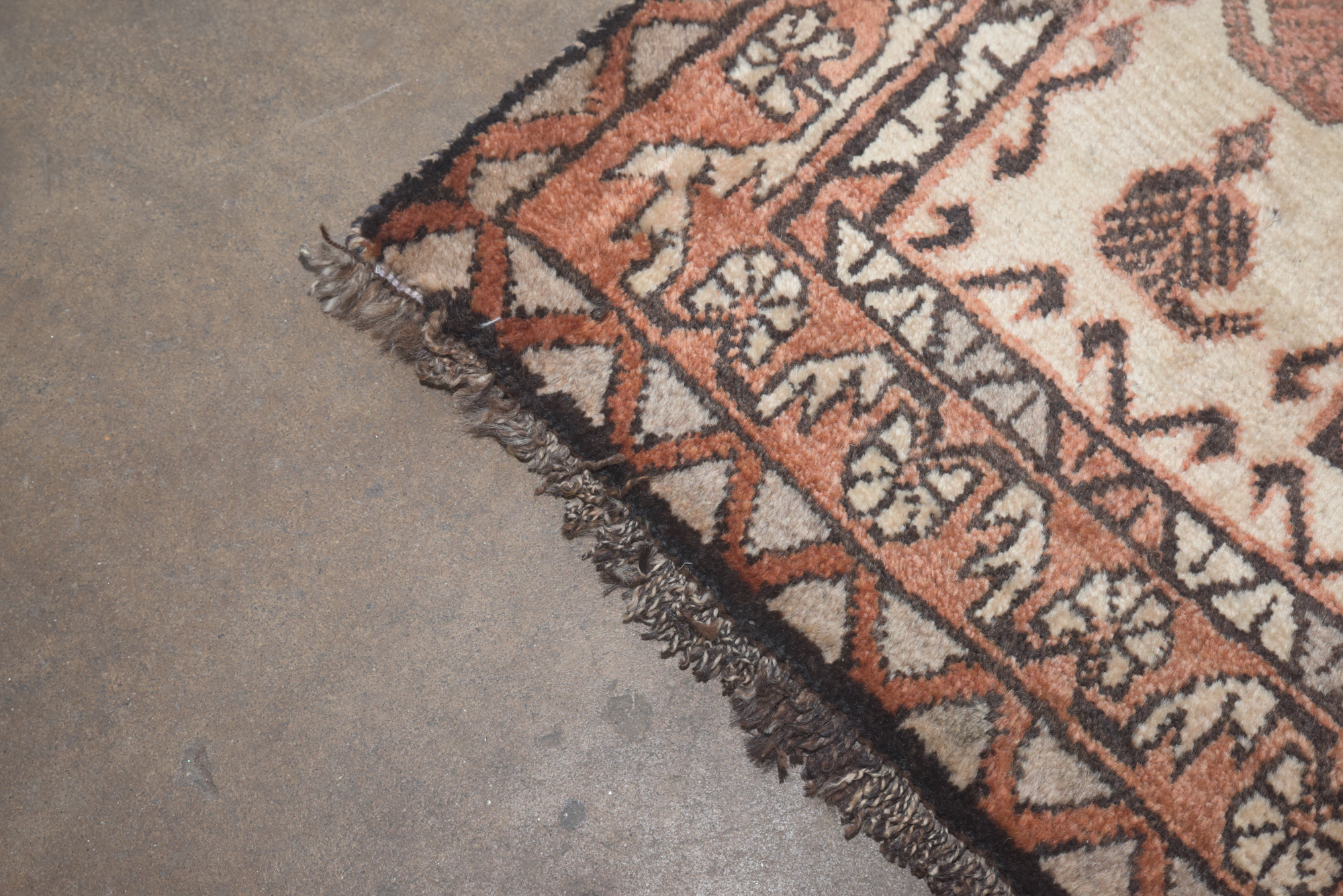 Hand-Knotted Persian Afshar Wool Area Rug