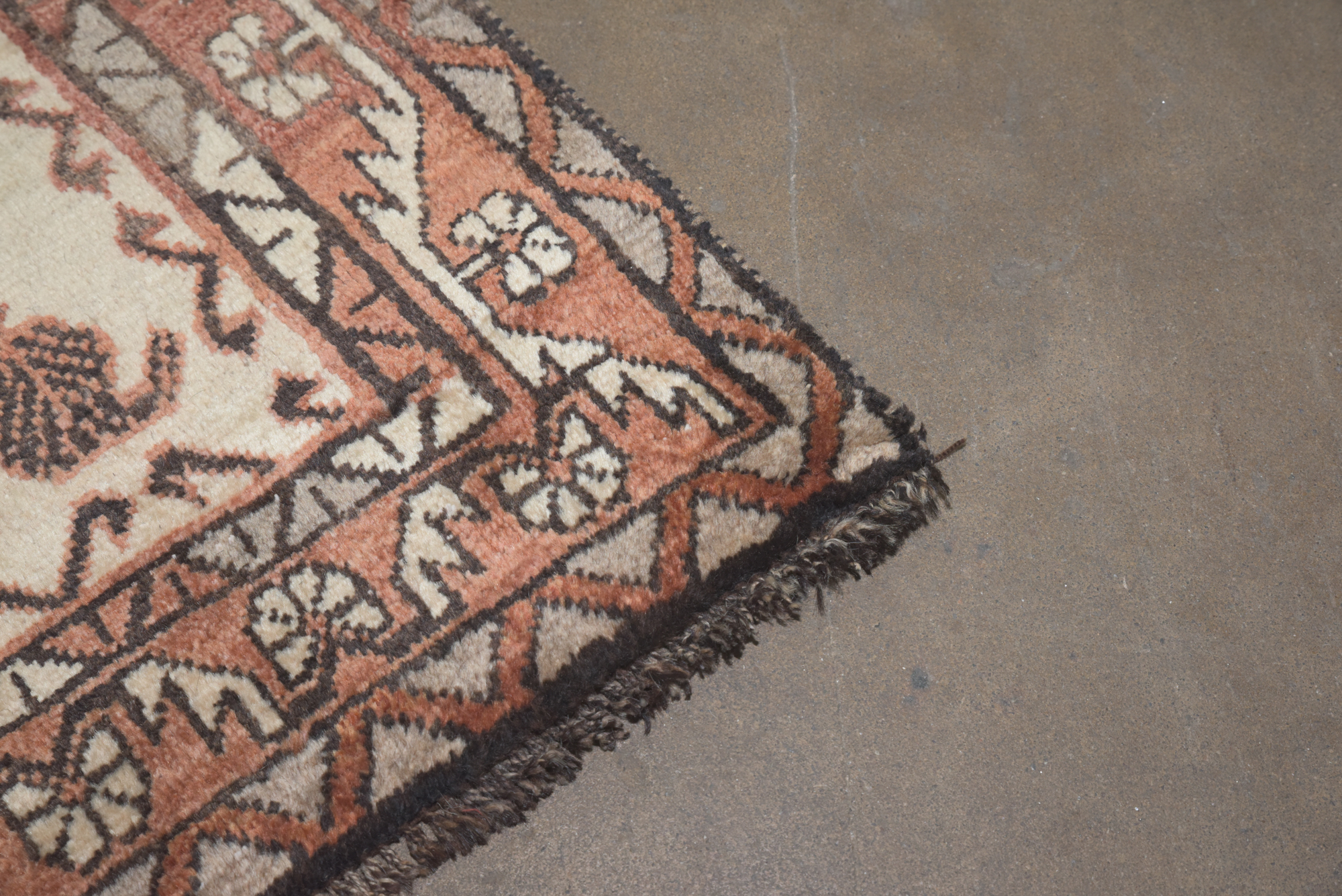 Hand-Knotted Persian Afshar Wool Area Rug