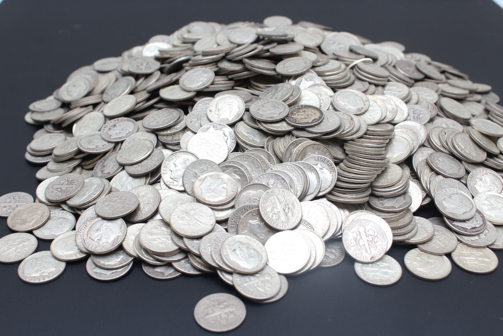 Silver Roosevelt Dimes