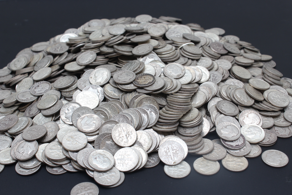 Silver Roosevelt Dimes