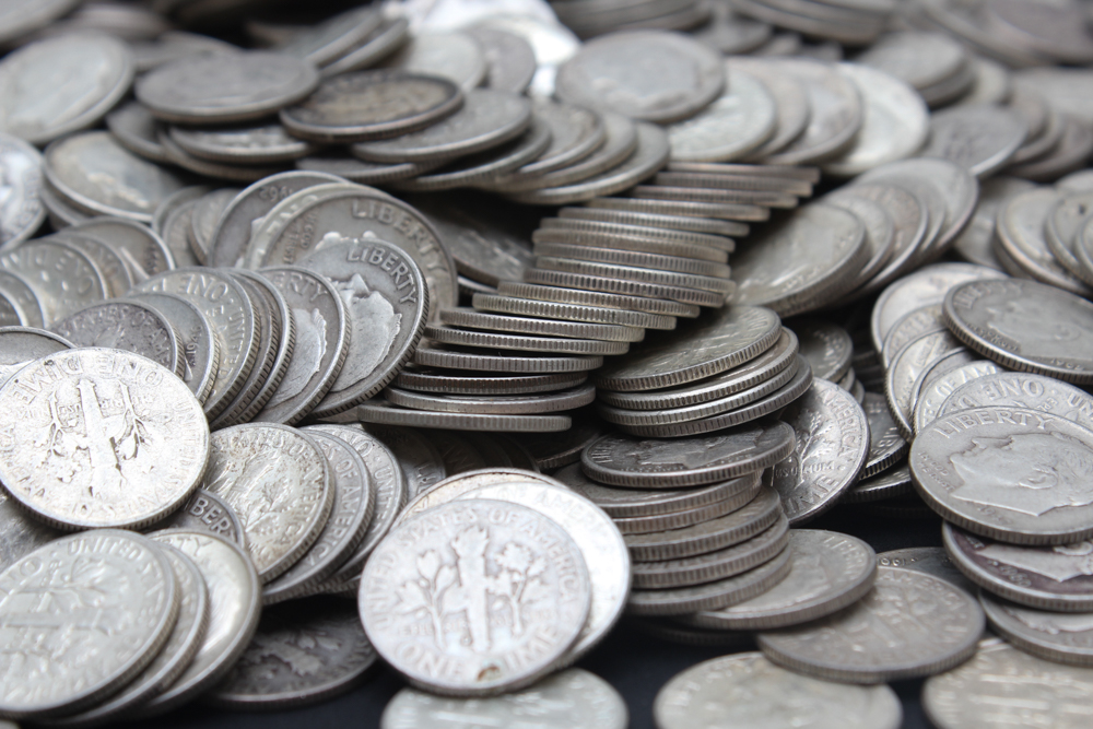 Silver Roosevelt Dimes