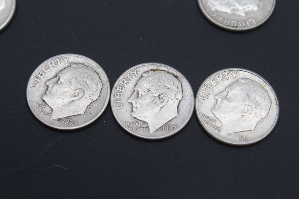 Silver Roosevelt Dimes