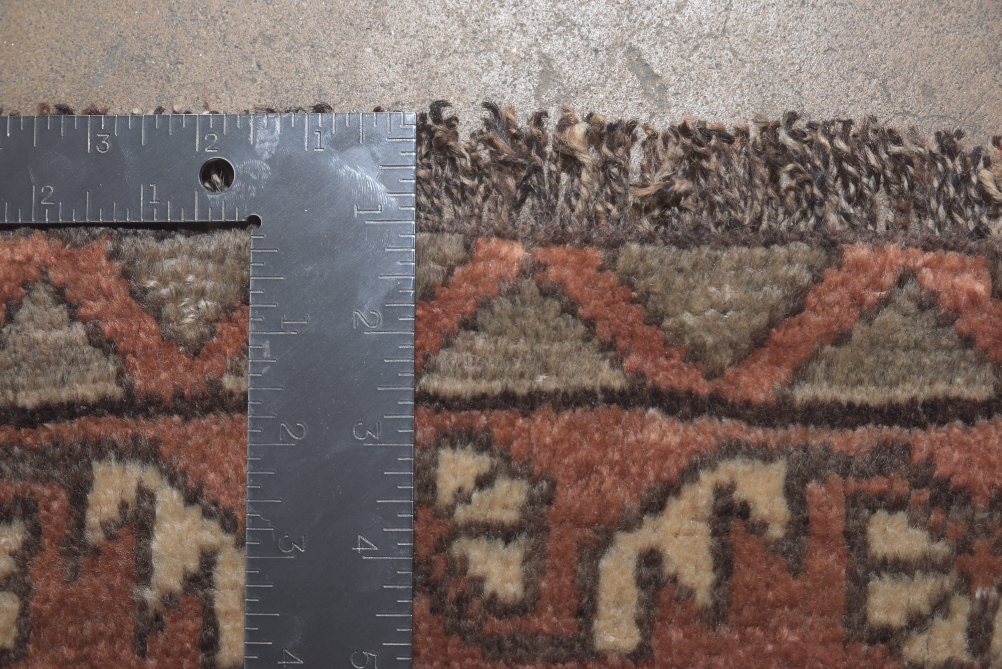 Hand-Knotted Persian Afshar Wool Area Rug