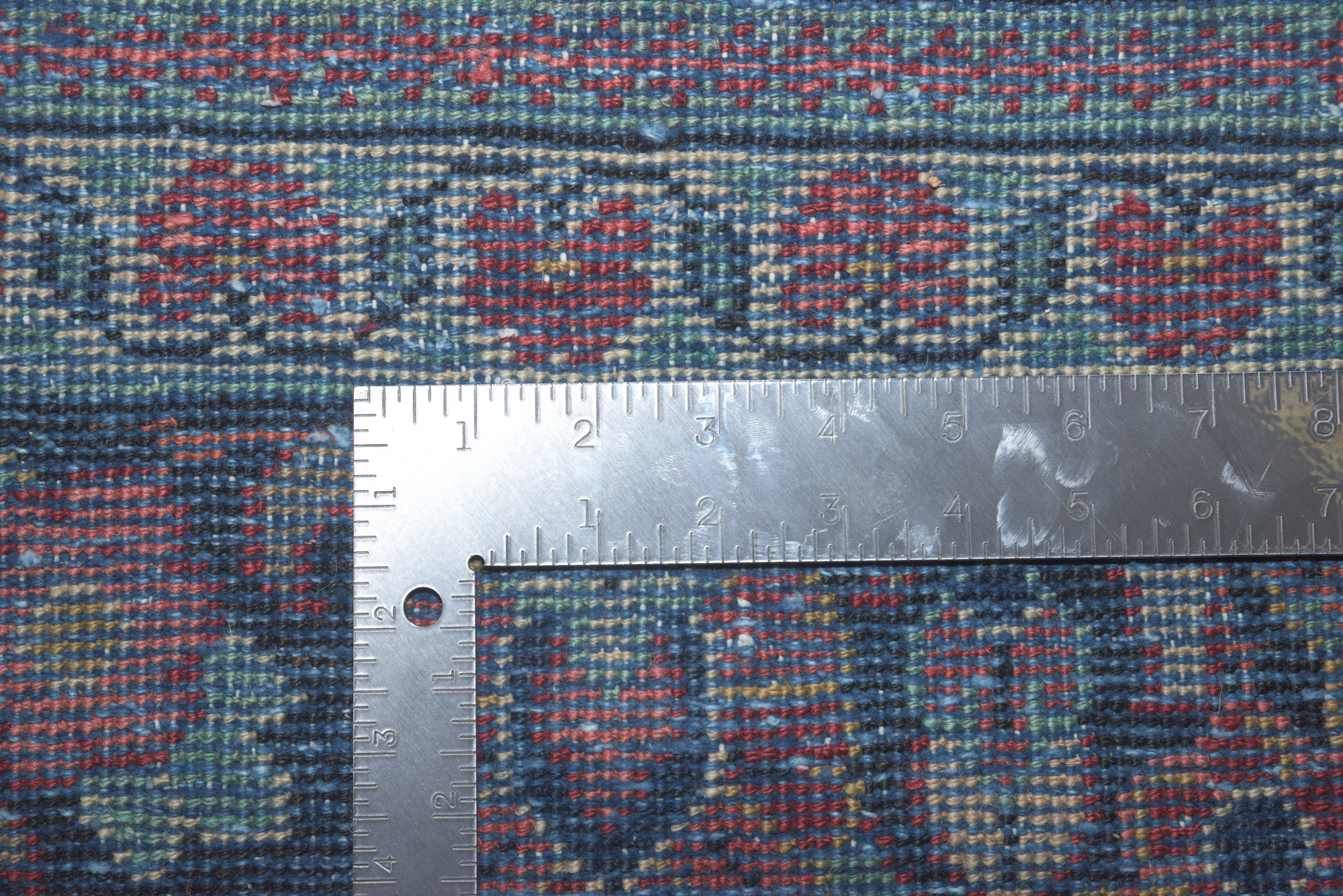 Hand-Knotted Persian Kashan Wool Area Rug