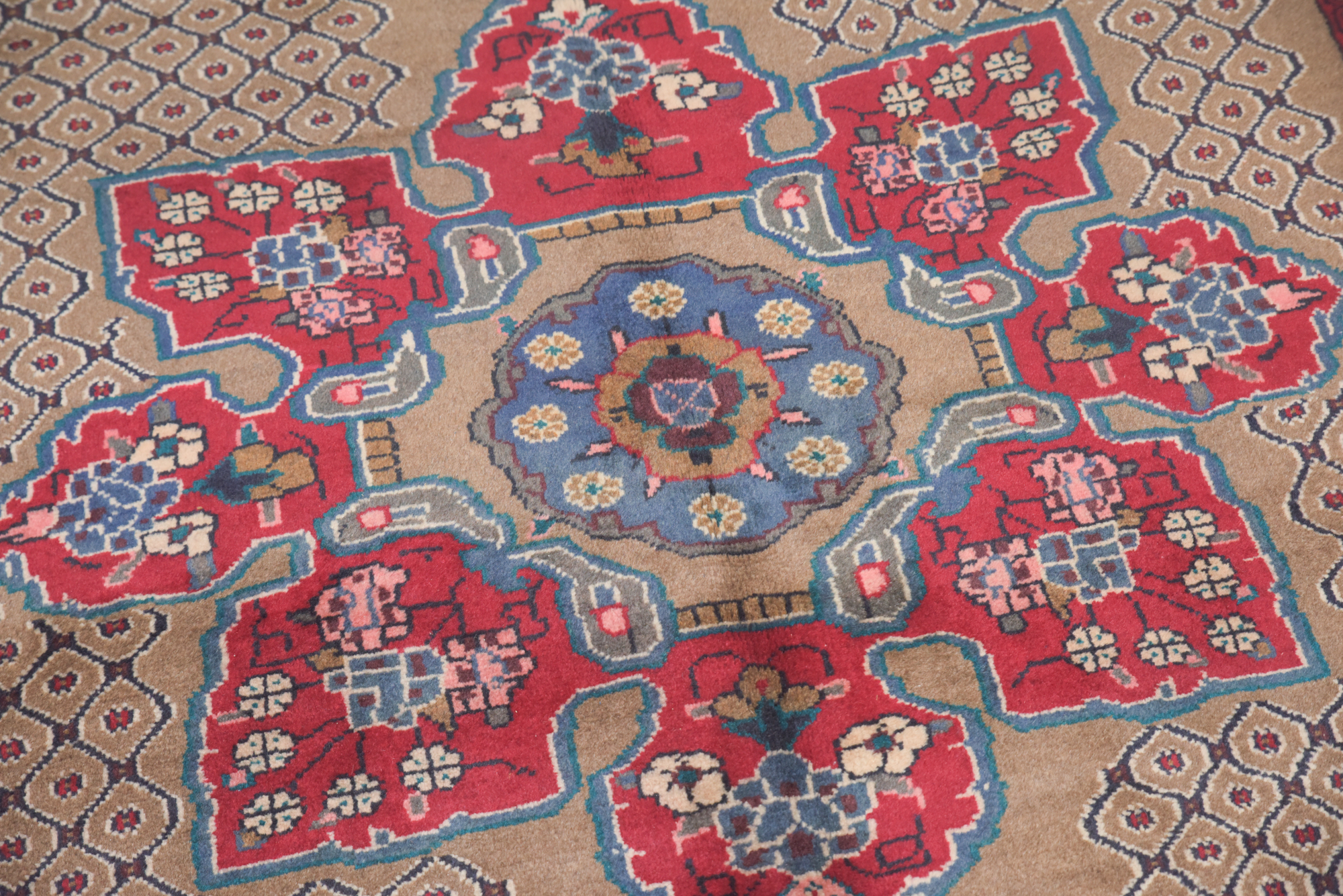 Hand-Knotted Persian Senneh Wool Long Rug