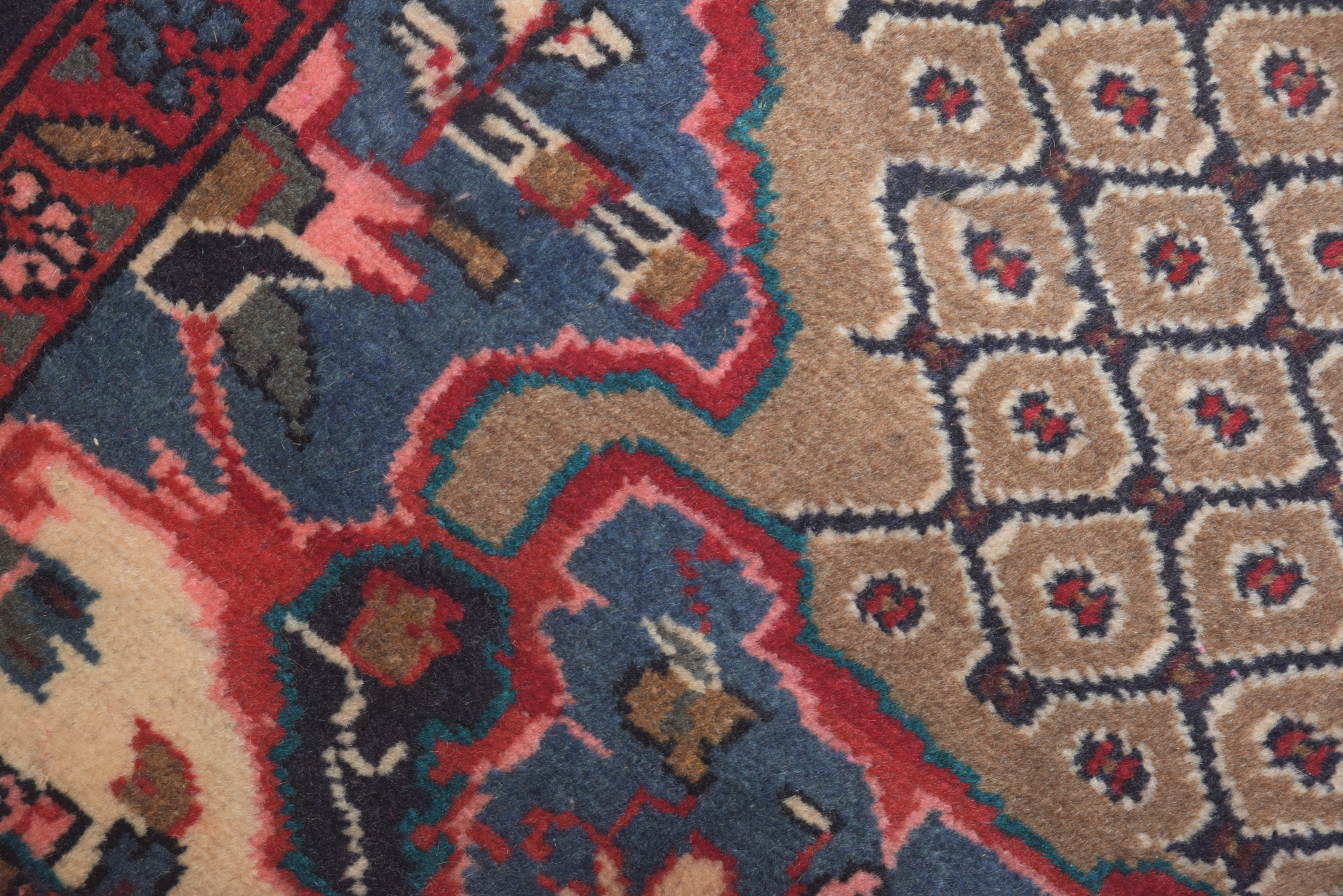 Hand-Knotted Persian Senneh Wool Long Rug
