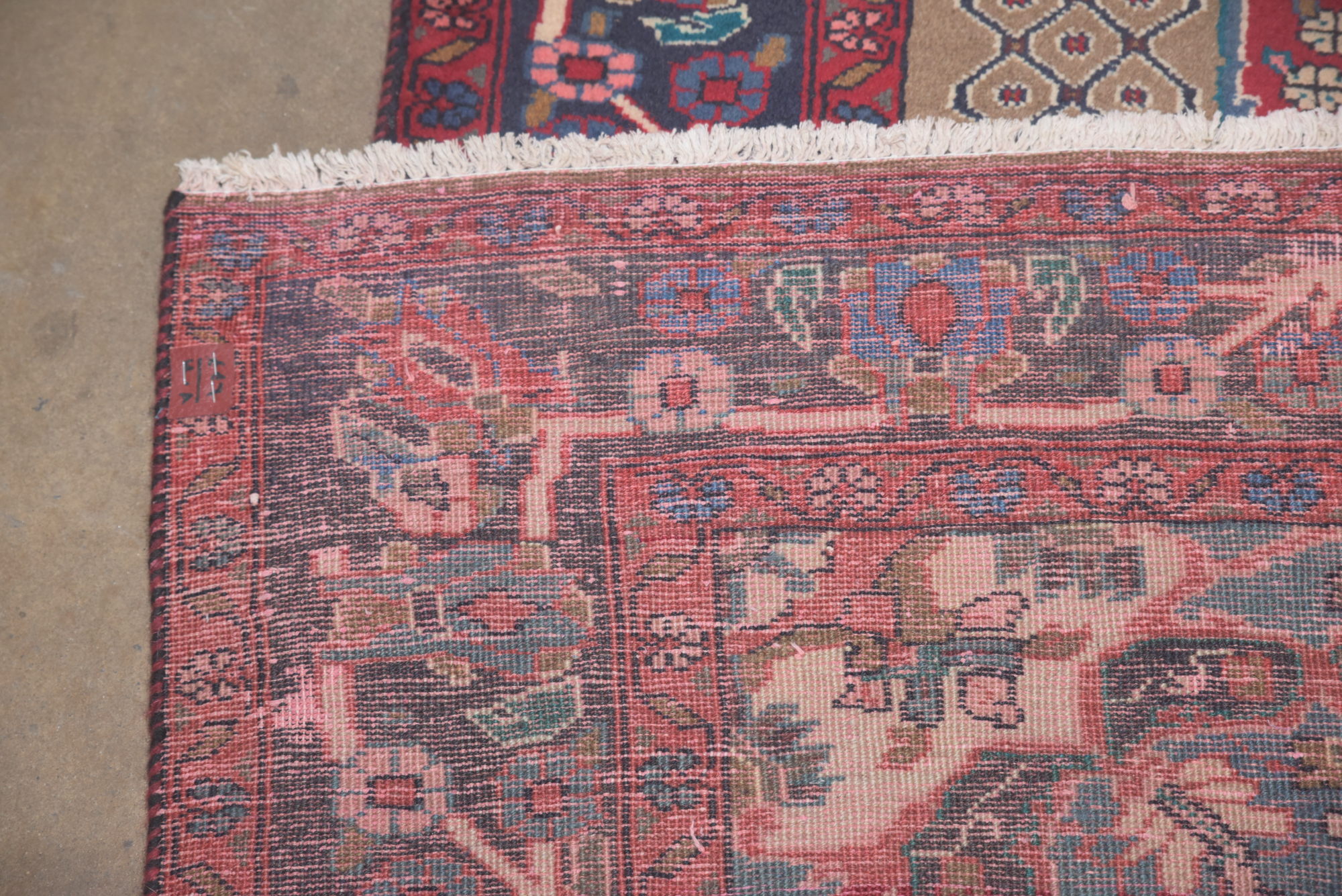 Hand-Knotted Persian Senneh Wool Long Rug