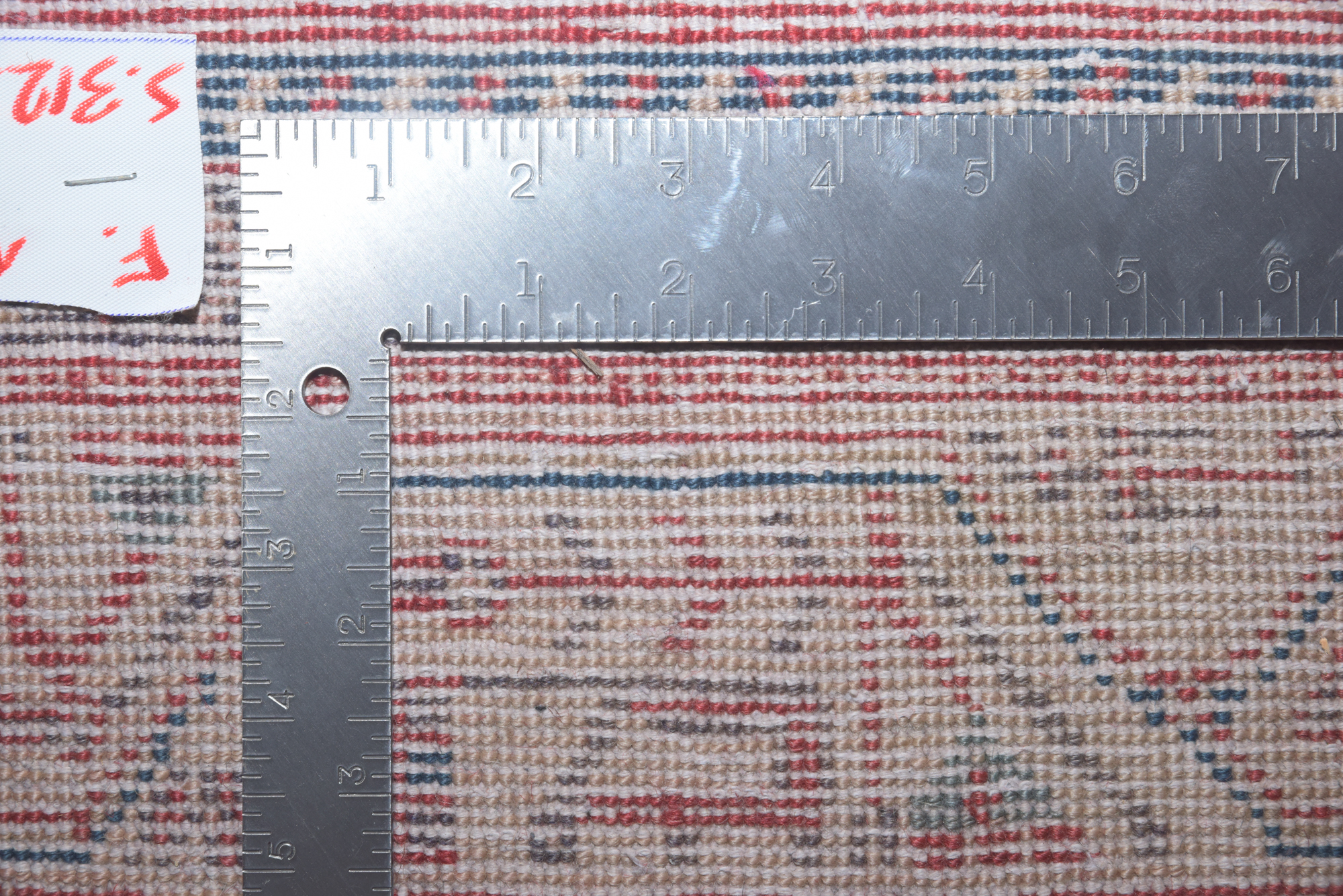 Hand-Knotted Persian Hamadan Mir-a-Boteh Wool Carpet Runner