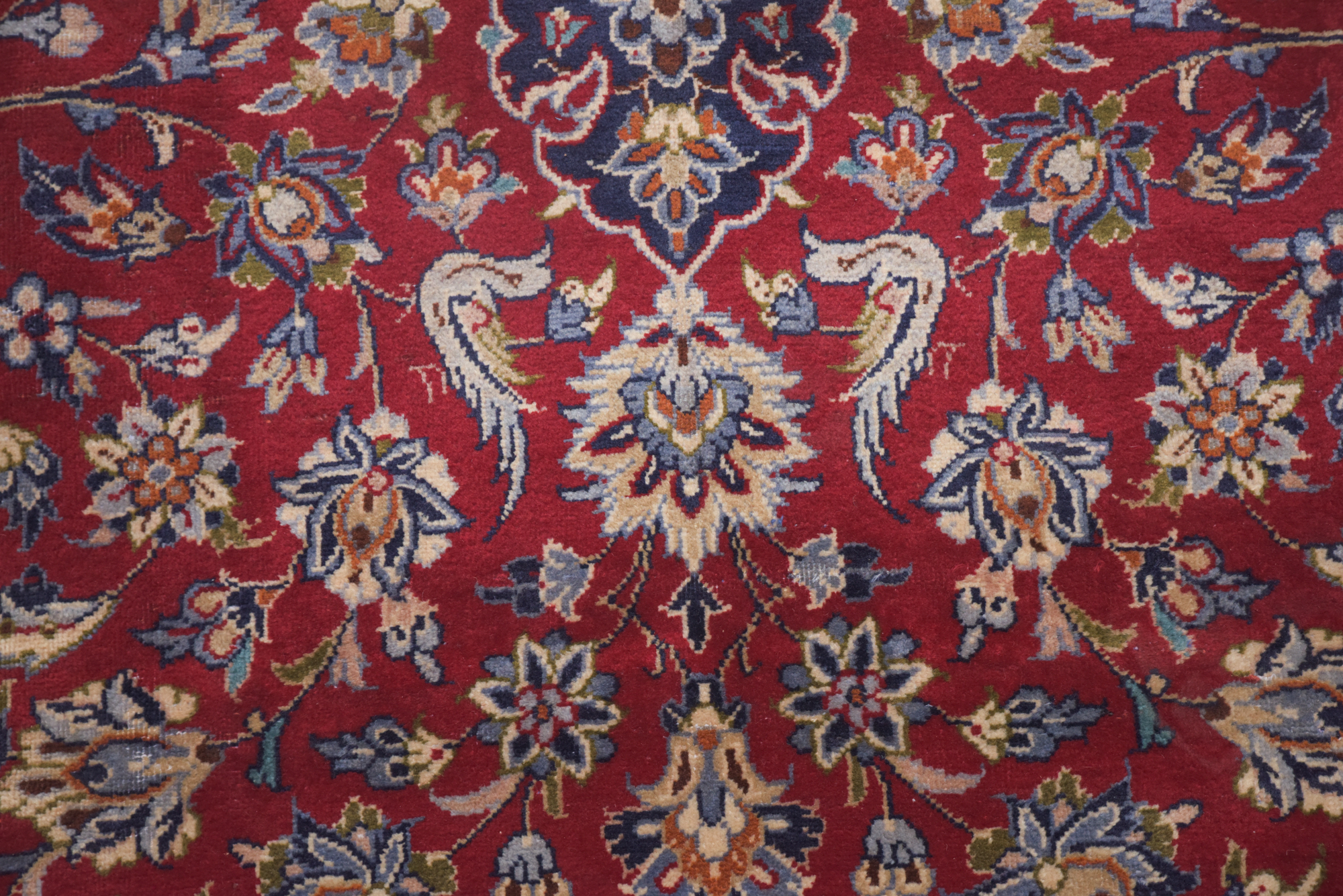 Hand-Knotted Persian Isfahan Wool Room Sized Rug