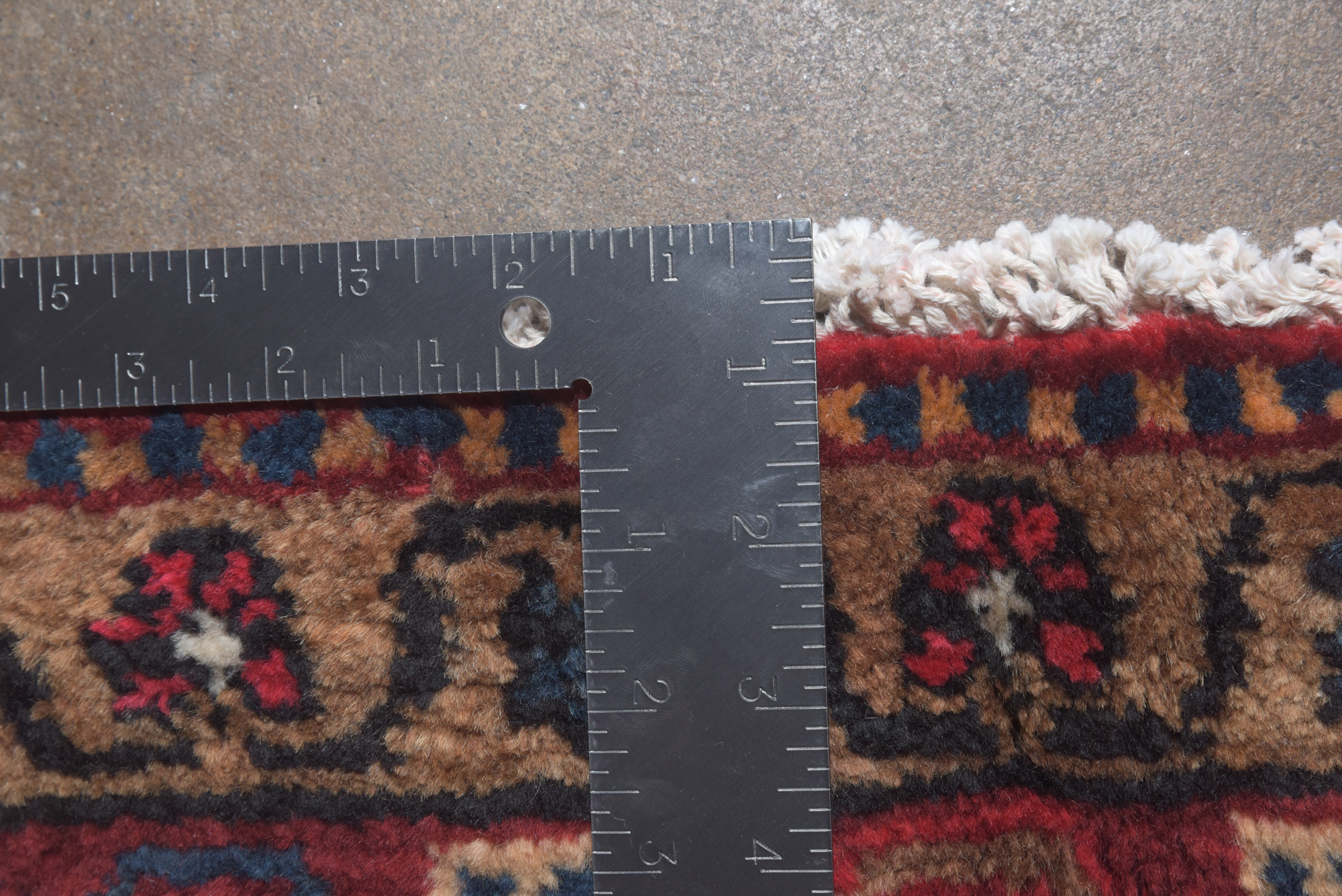 Hand-Knotted Persian Hamadan Pictoral Area Rug