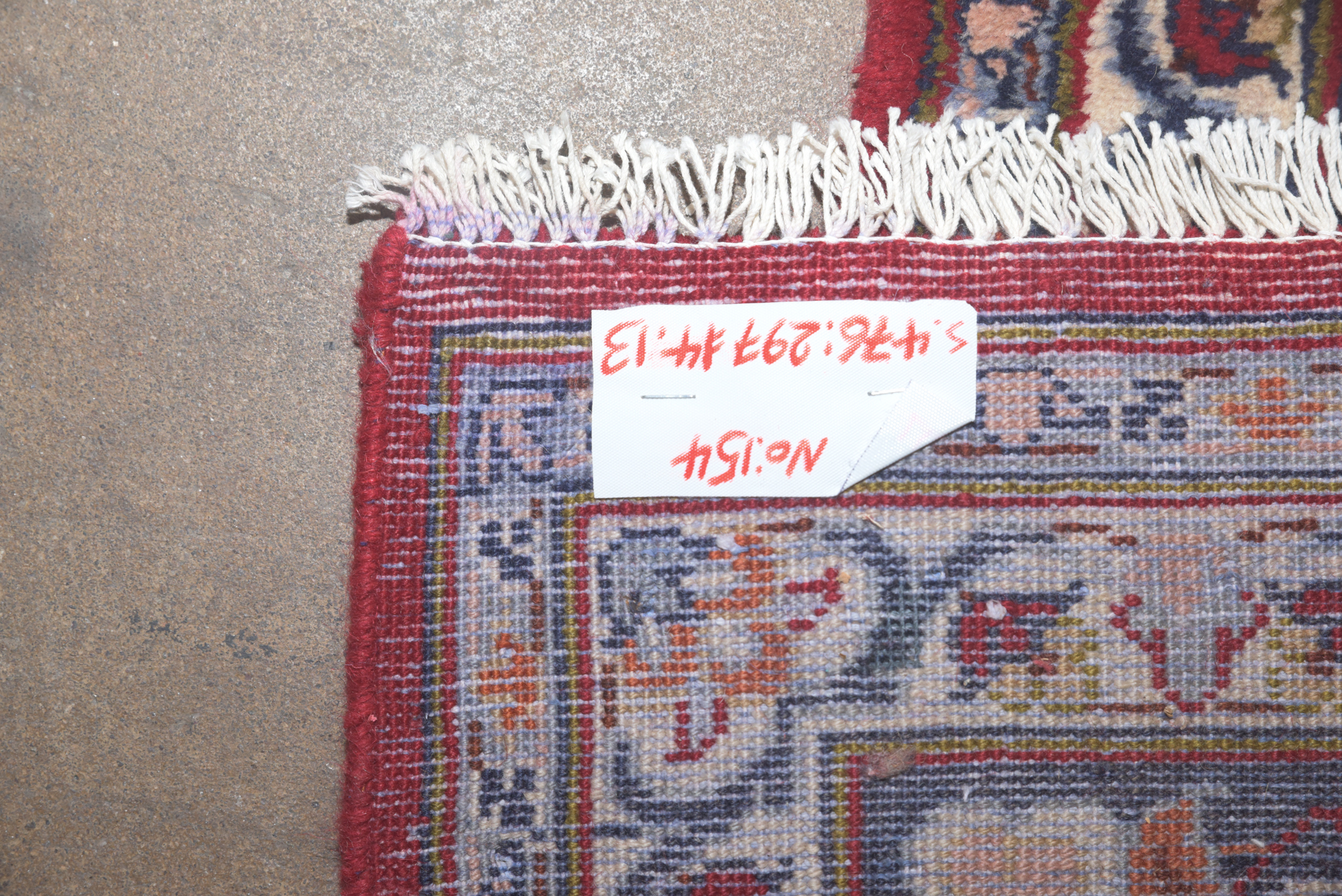 Hand-Knotted Persian Isfahan Wool Room Sized Rug