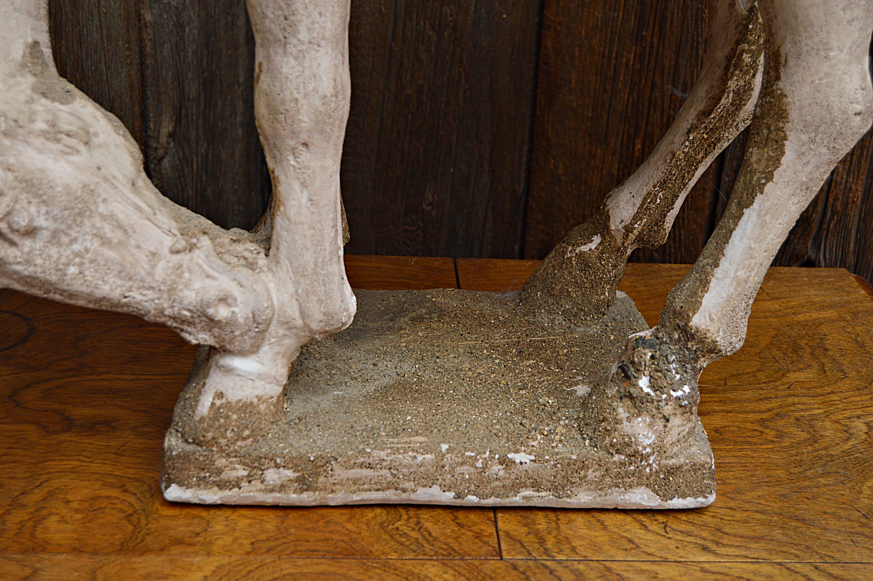 Cast Plaster Horse Attributed to Salvatore Pietra