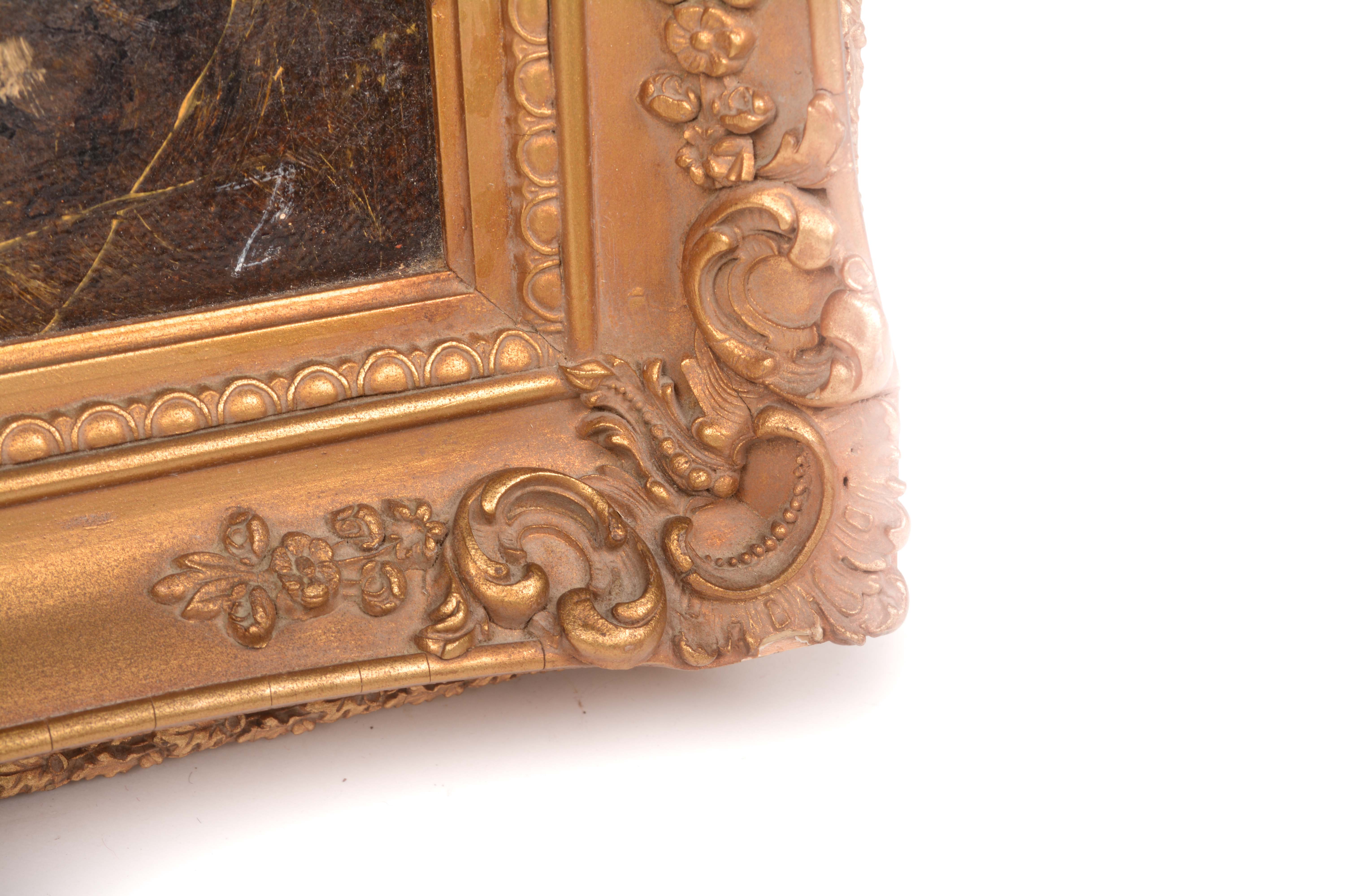 Edward Armfield Oil Painting of Dogs in Landscape