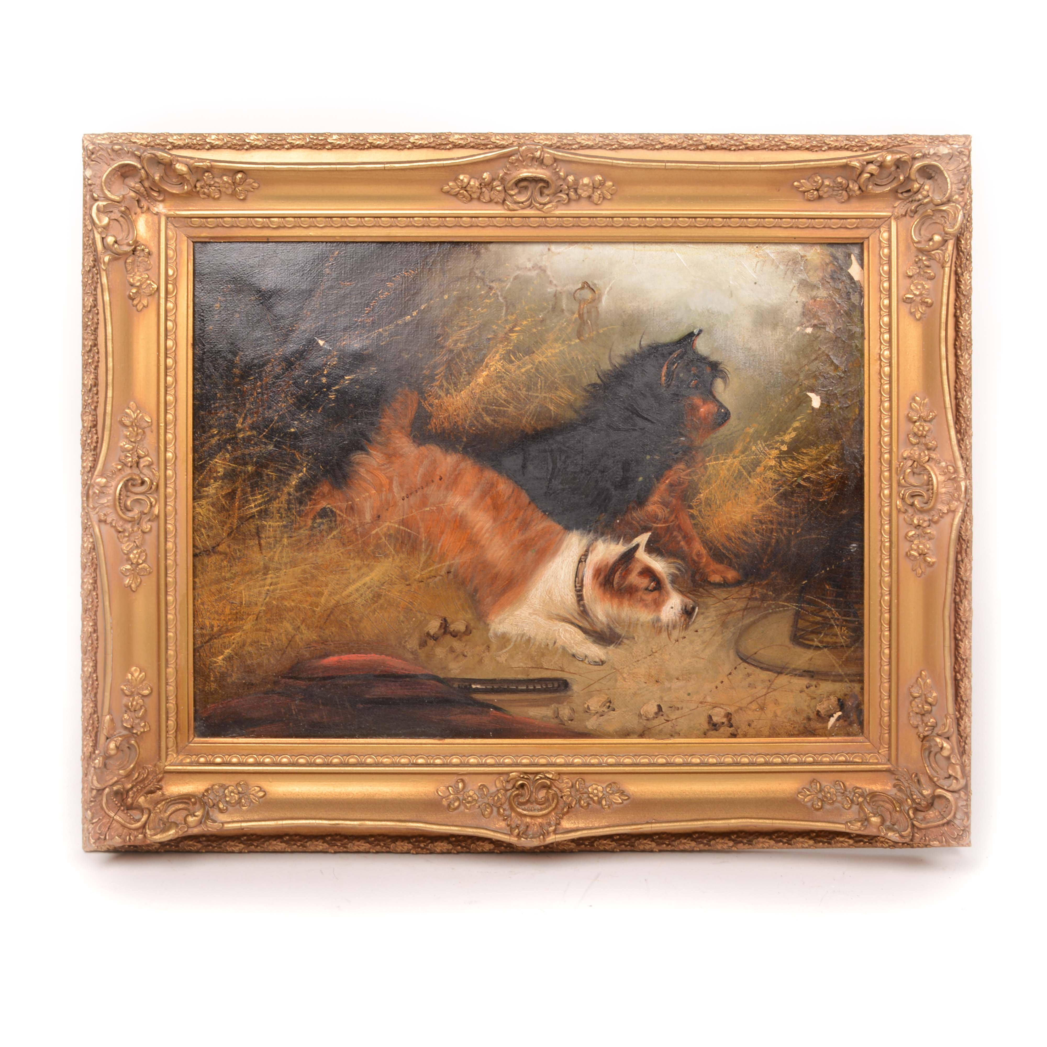Edward Armfield Oil Painting of Dogs