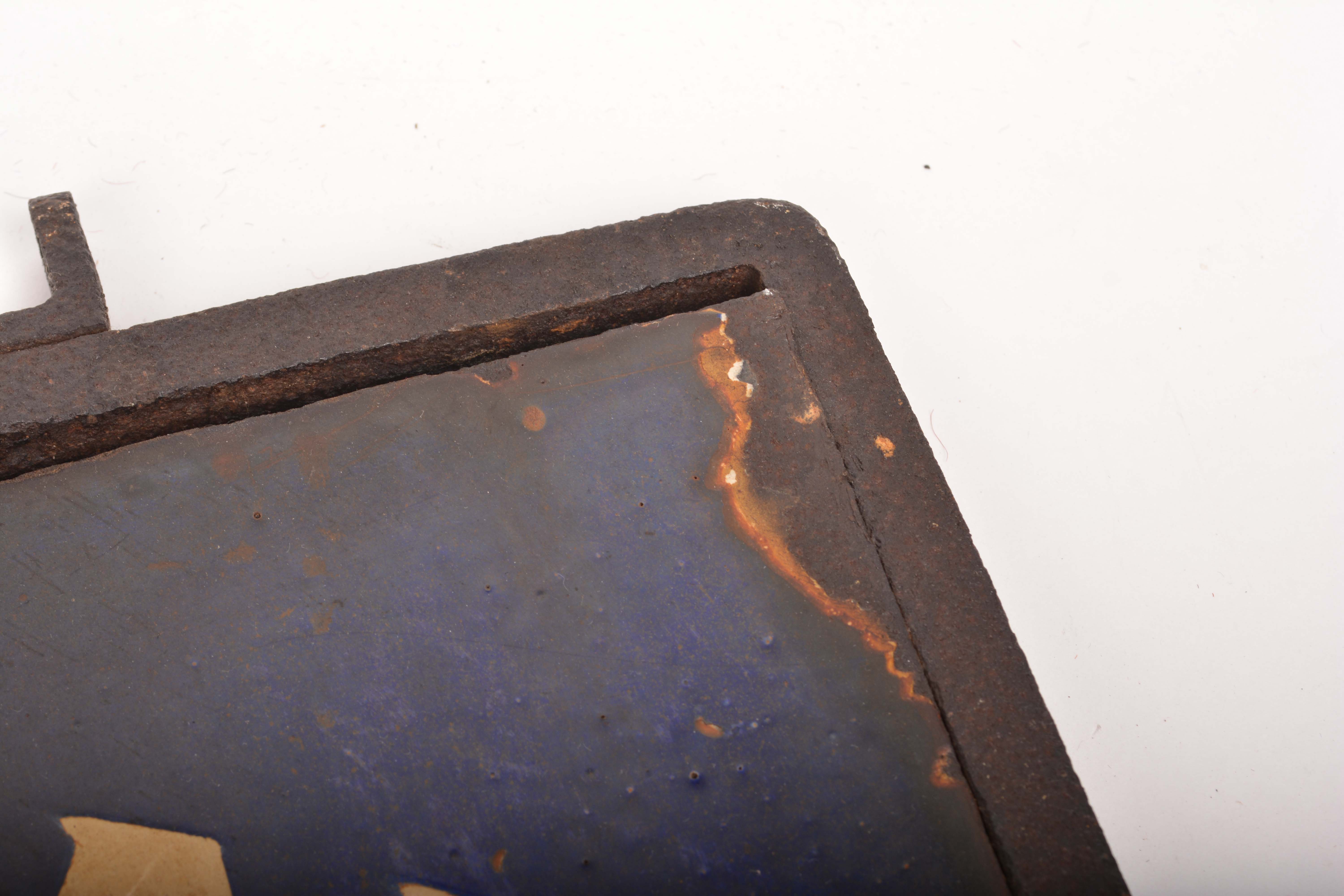 Vintage Maryland Telephone Public Station Double-Sided Metal Sign