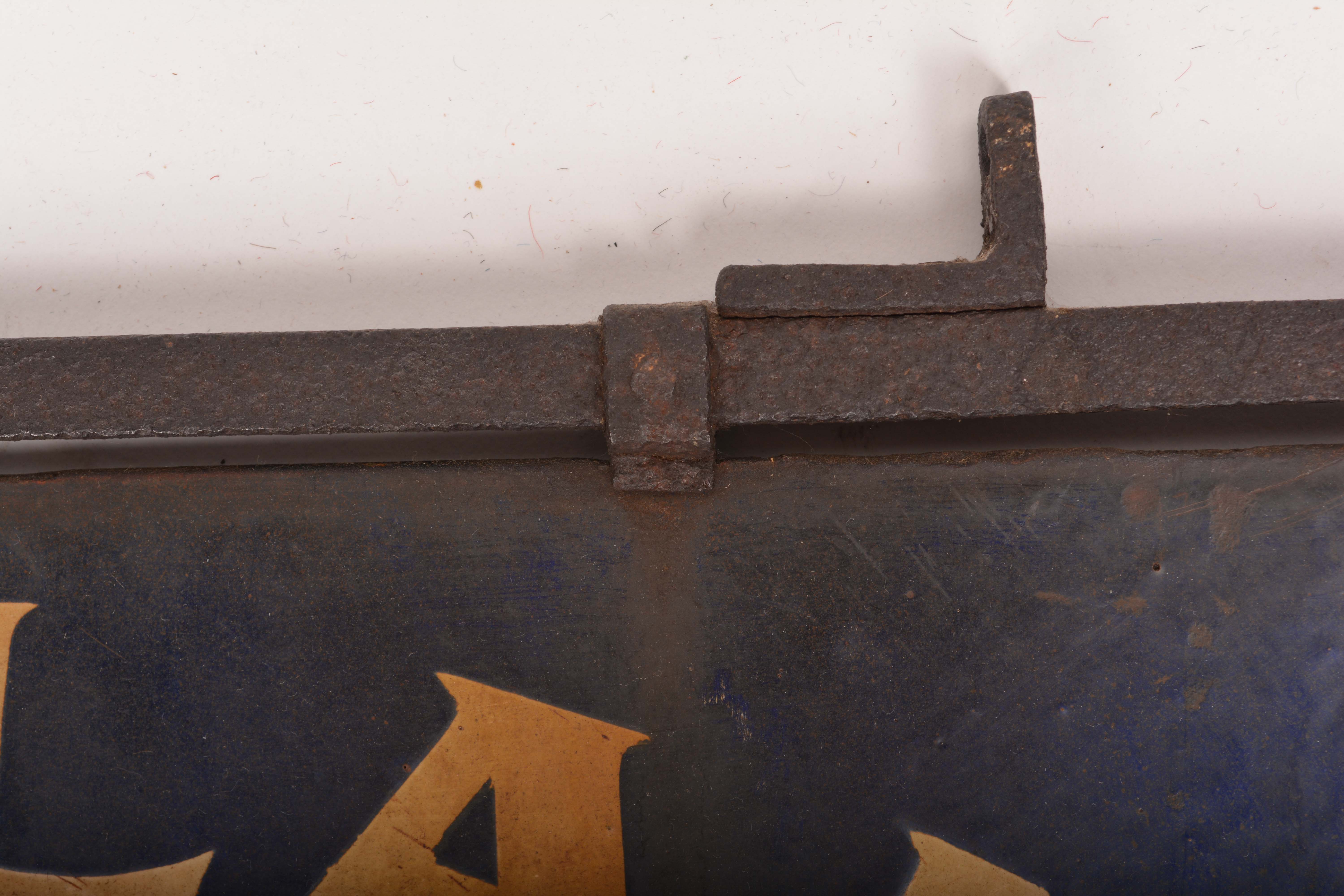 Vintage Maryland Telephone Public Station Double-Sided Metal Sign