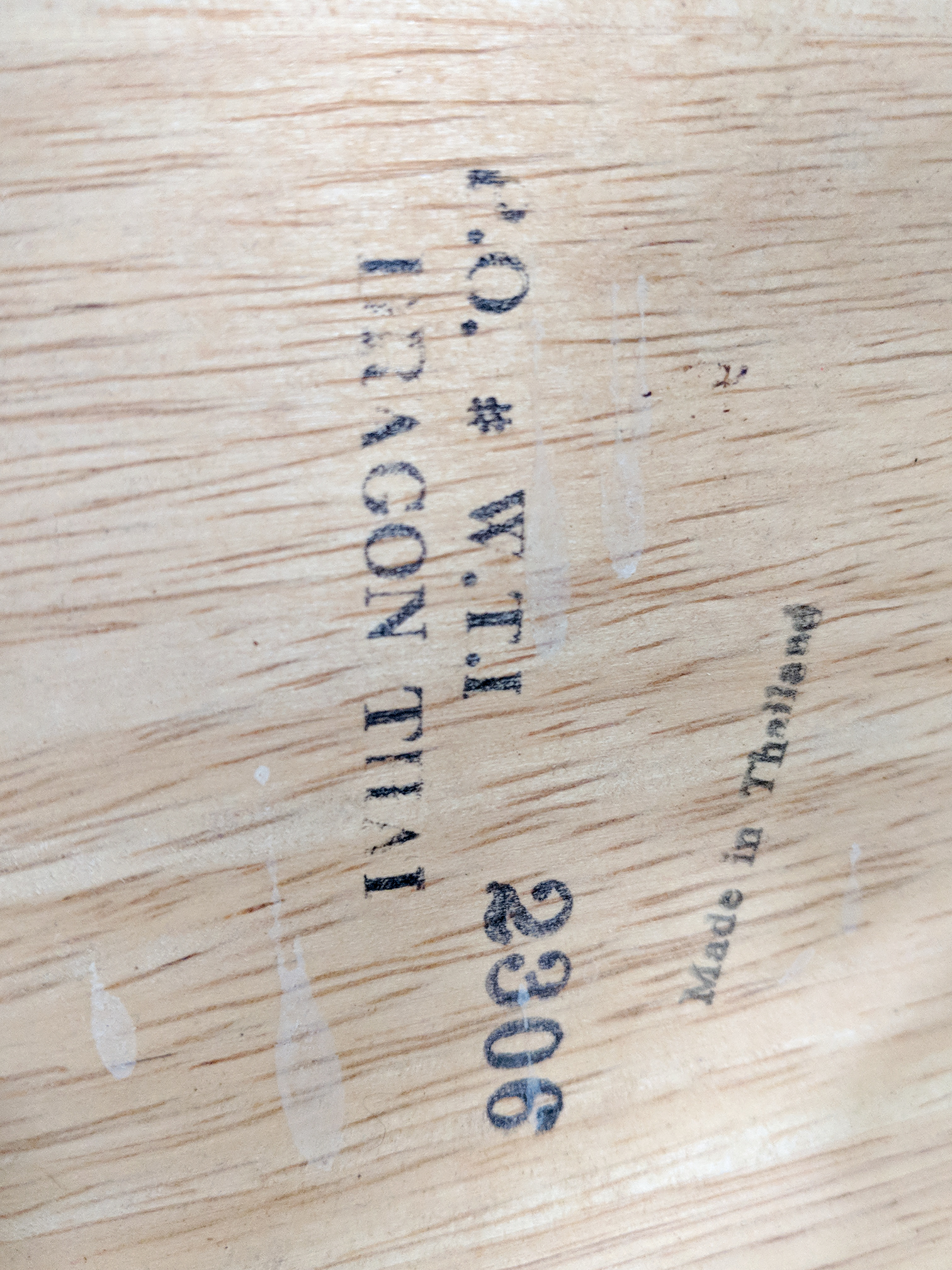 French Country Style Ceramic Tile Dining Table and Four Windsor Chairs