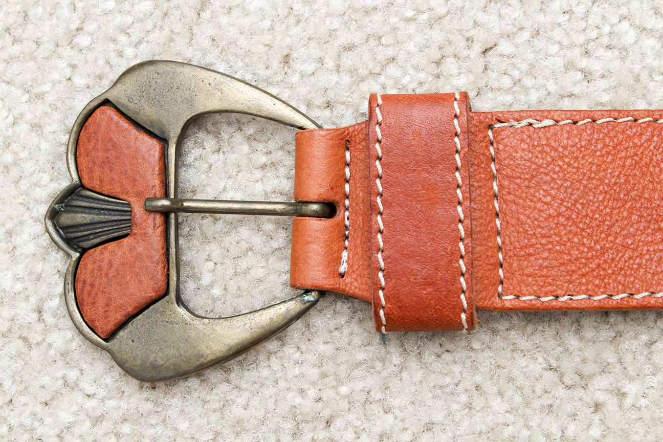 Generous Collection of Women's Vintage Belts Including Tooled Leather