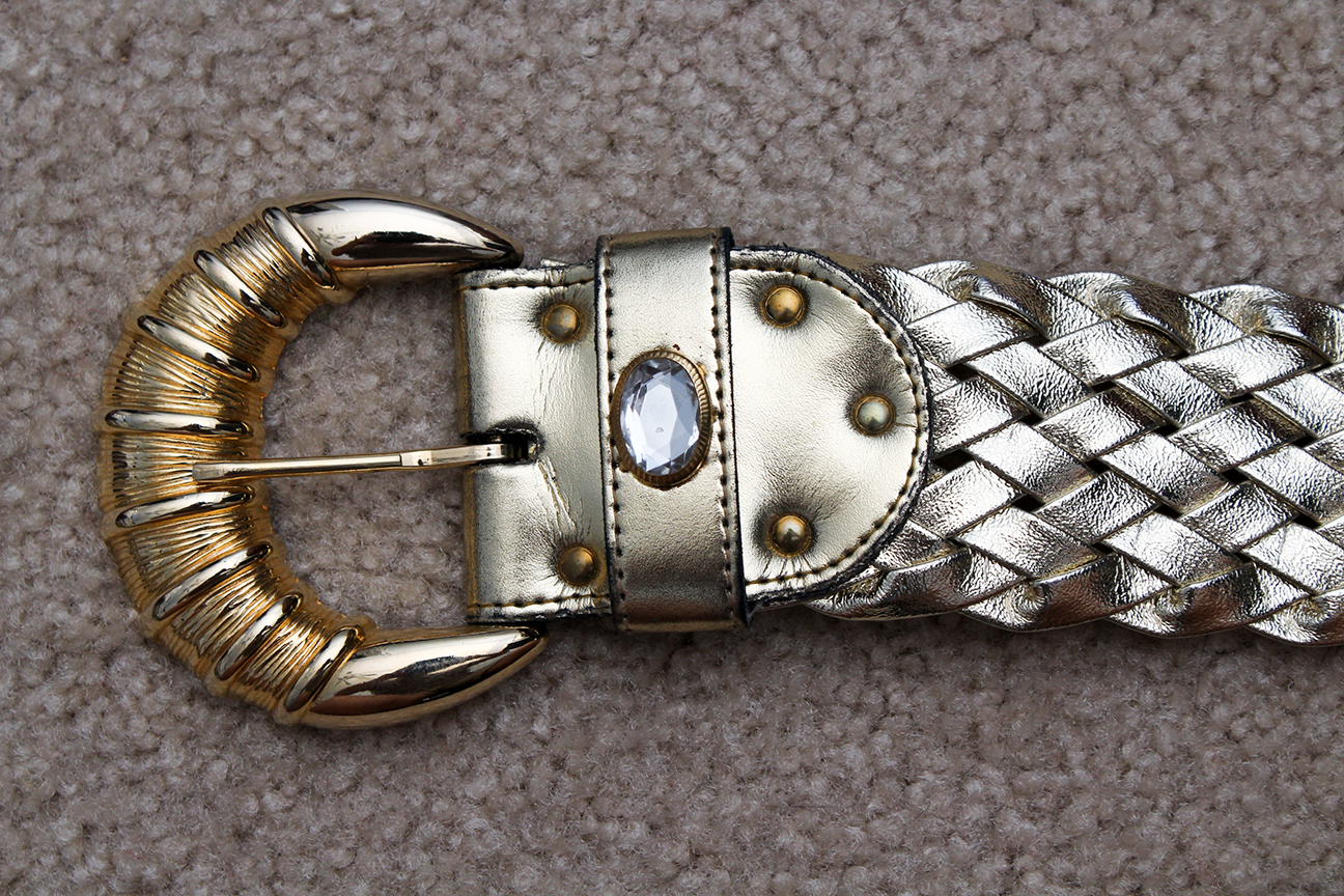 Generous Collection of Women's Vintage Belts Including Tooled Leather