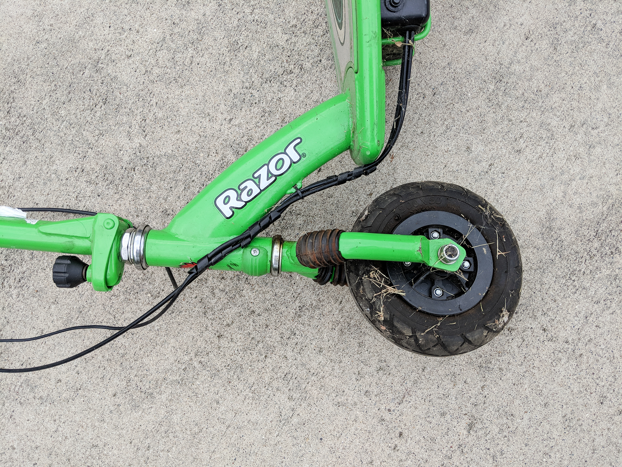 Two Razor E200 Electric Scooters