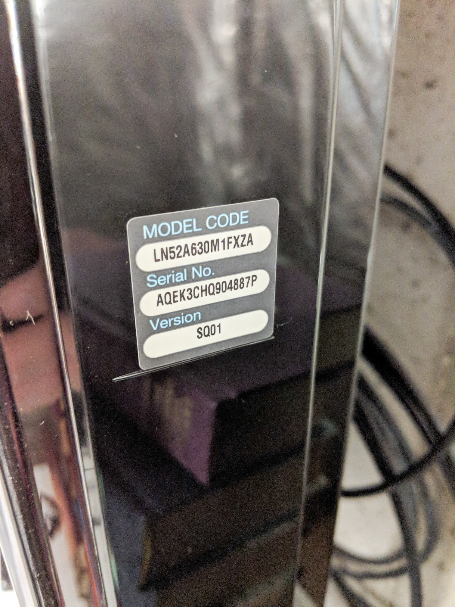 Samsung 52" 1080p LCD Television