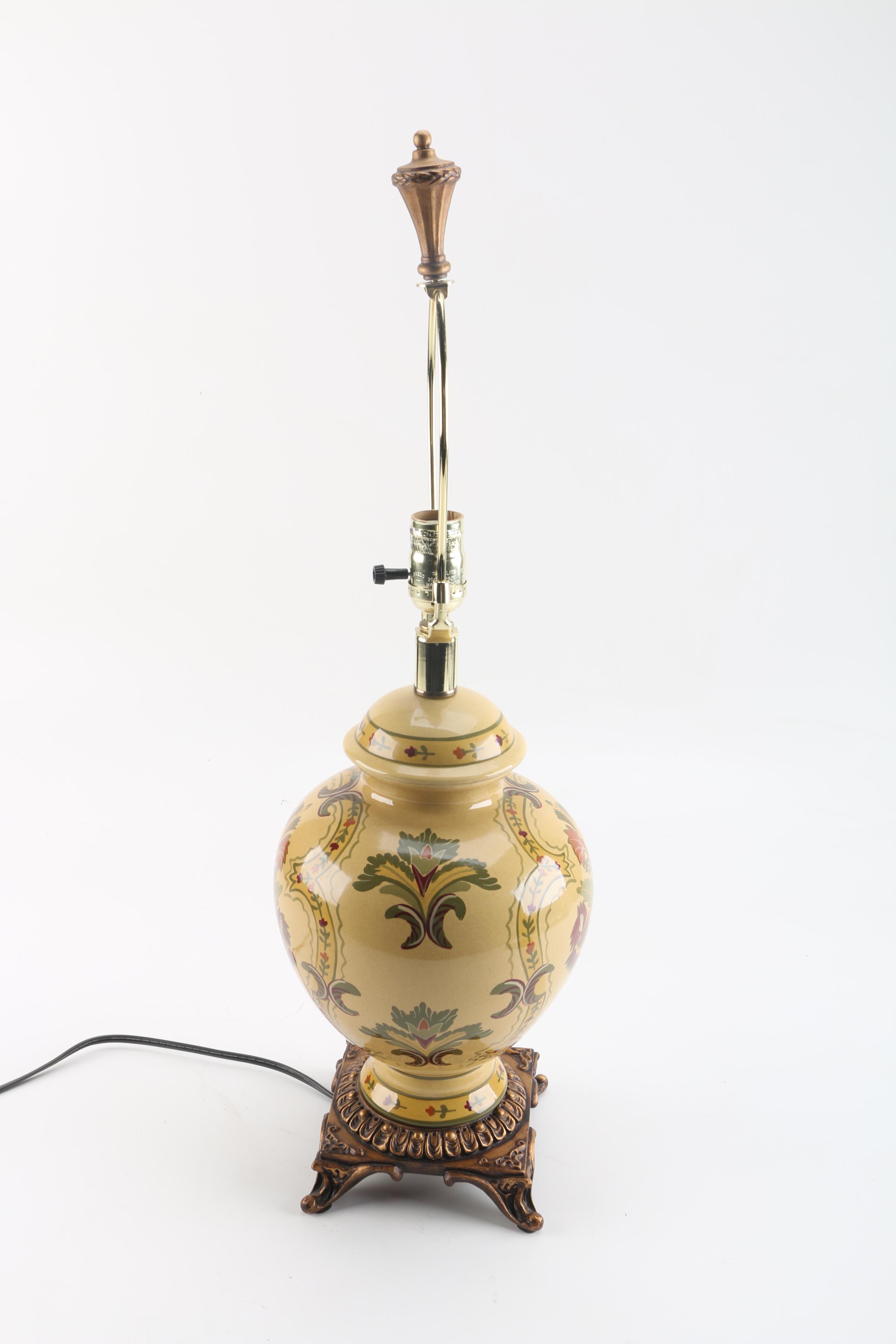 Ceramic Urn Style Table Lamp