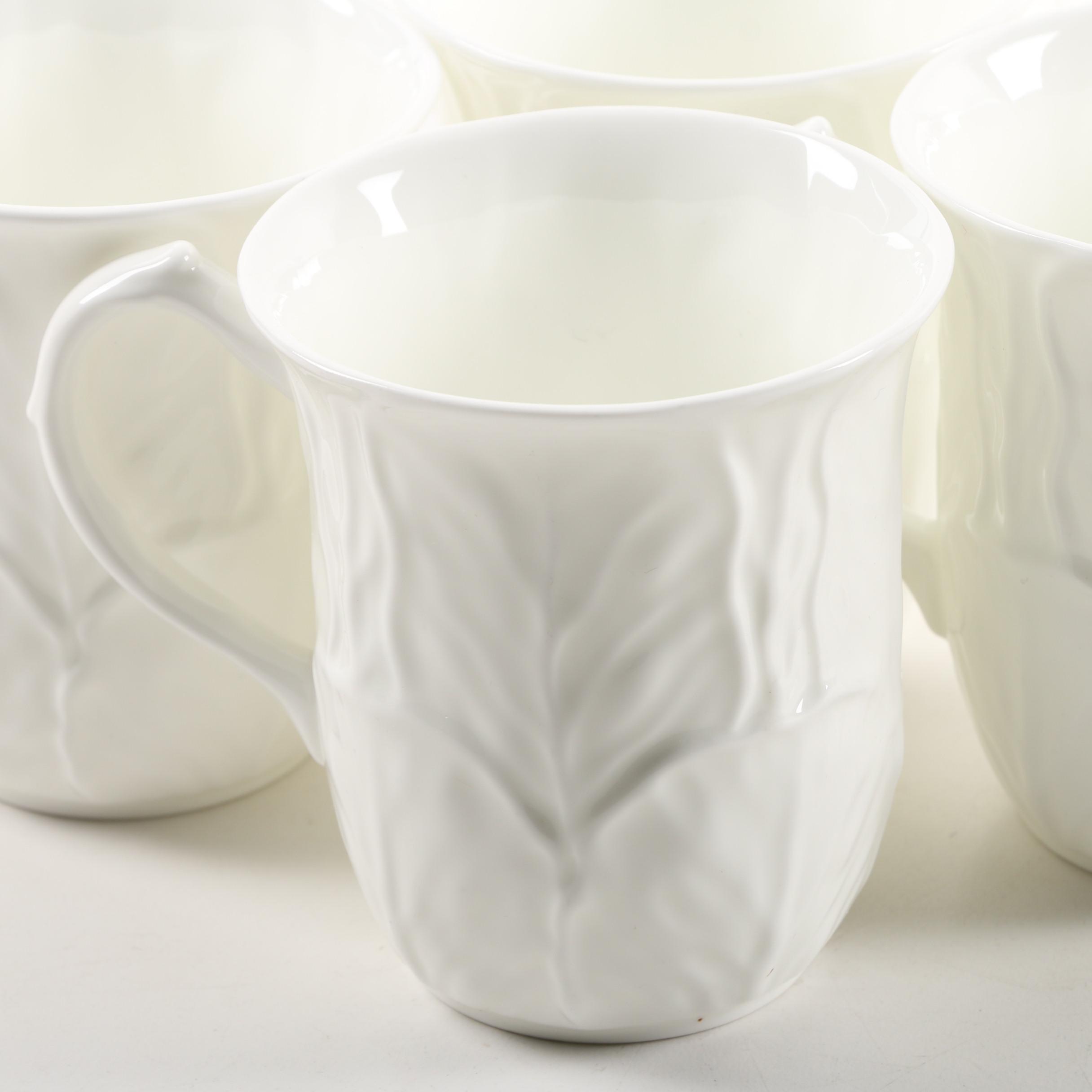 Wedgwood "Countryware" Bone China Teapot and English Mugs