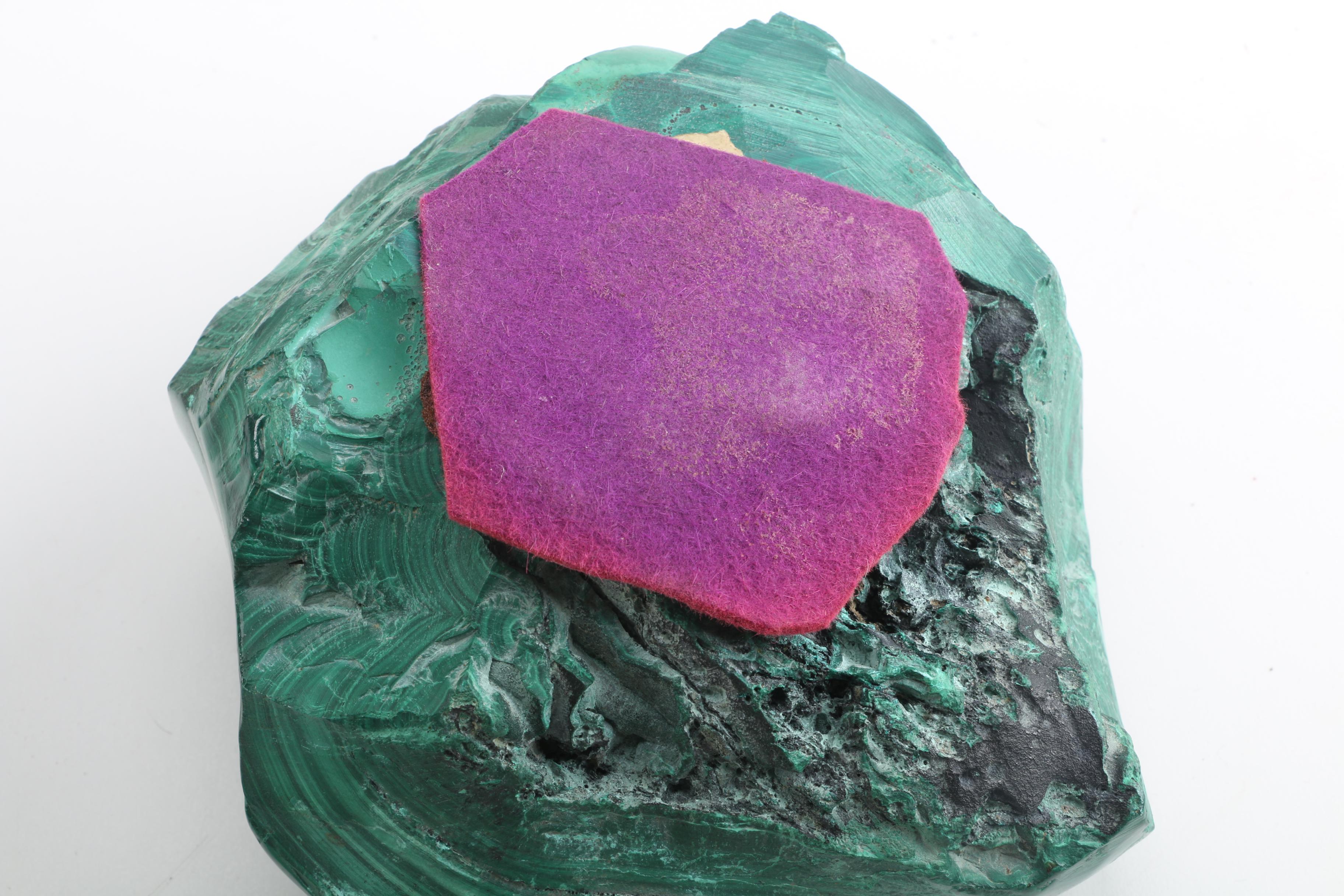 Polished Malachite Trinket Dish