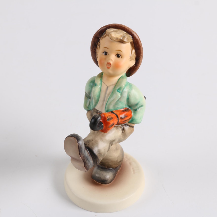 Vintage Goebel M. I. Hummel Porcelain "Happy Traveler" Figurine