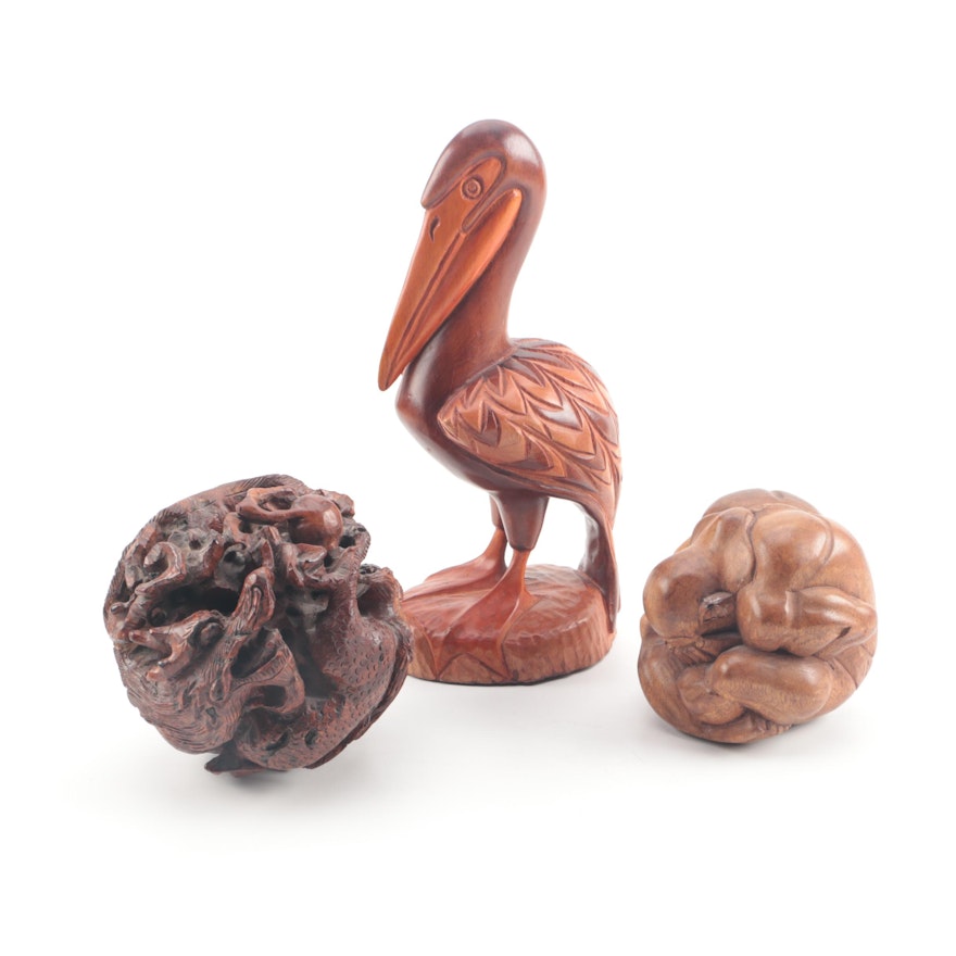 Hand-Carved Wooden Figures