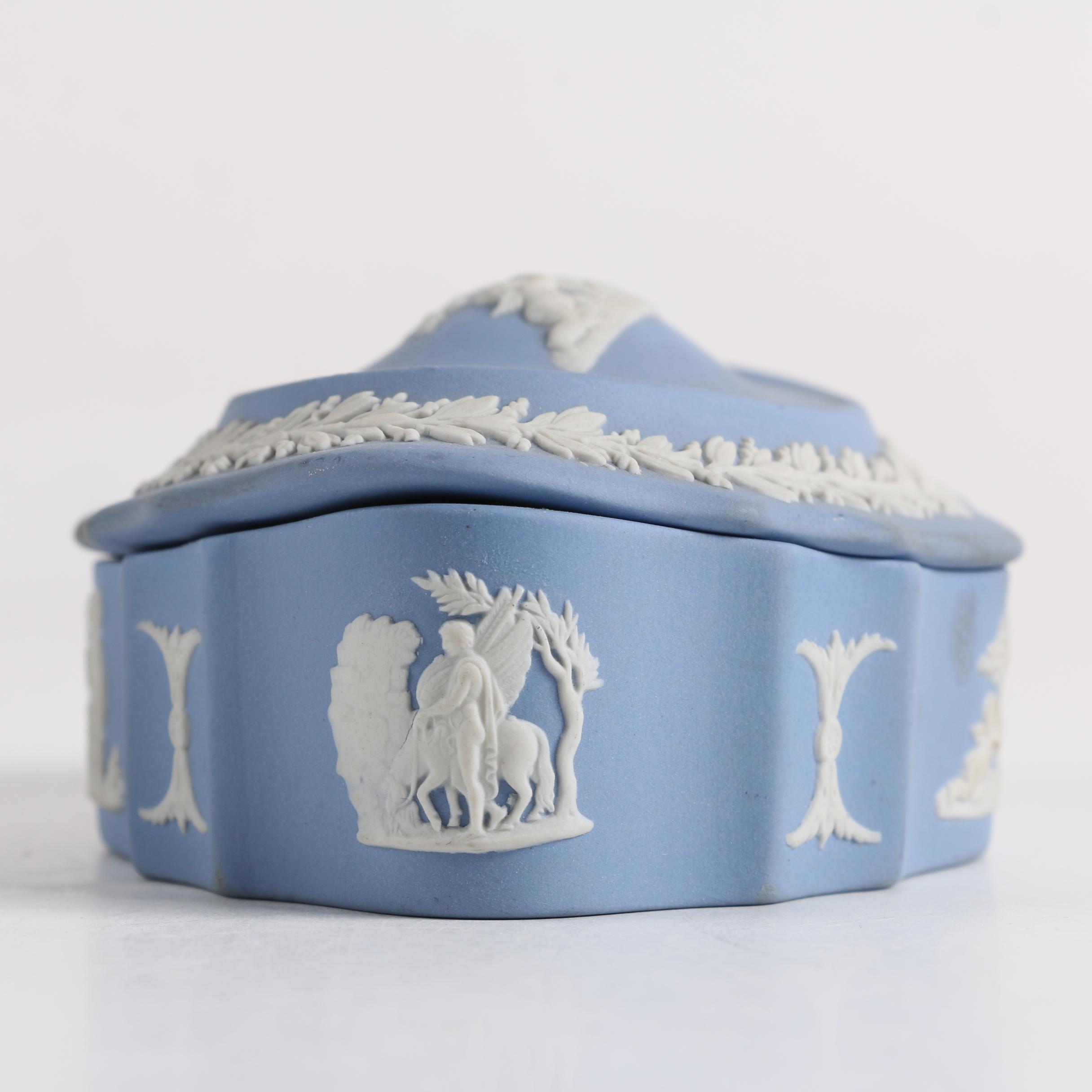 Wedgwood Jasperware Trinket Box and Ash Receiver