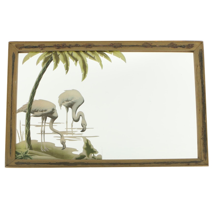 Mid Century Modern Turner Flamingo Mirror