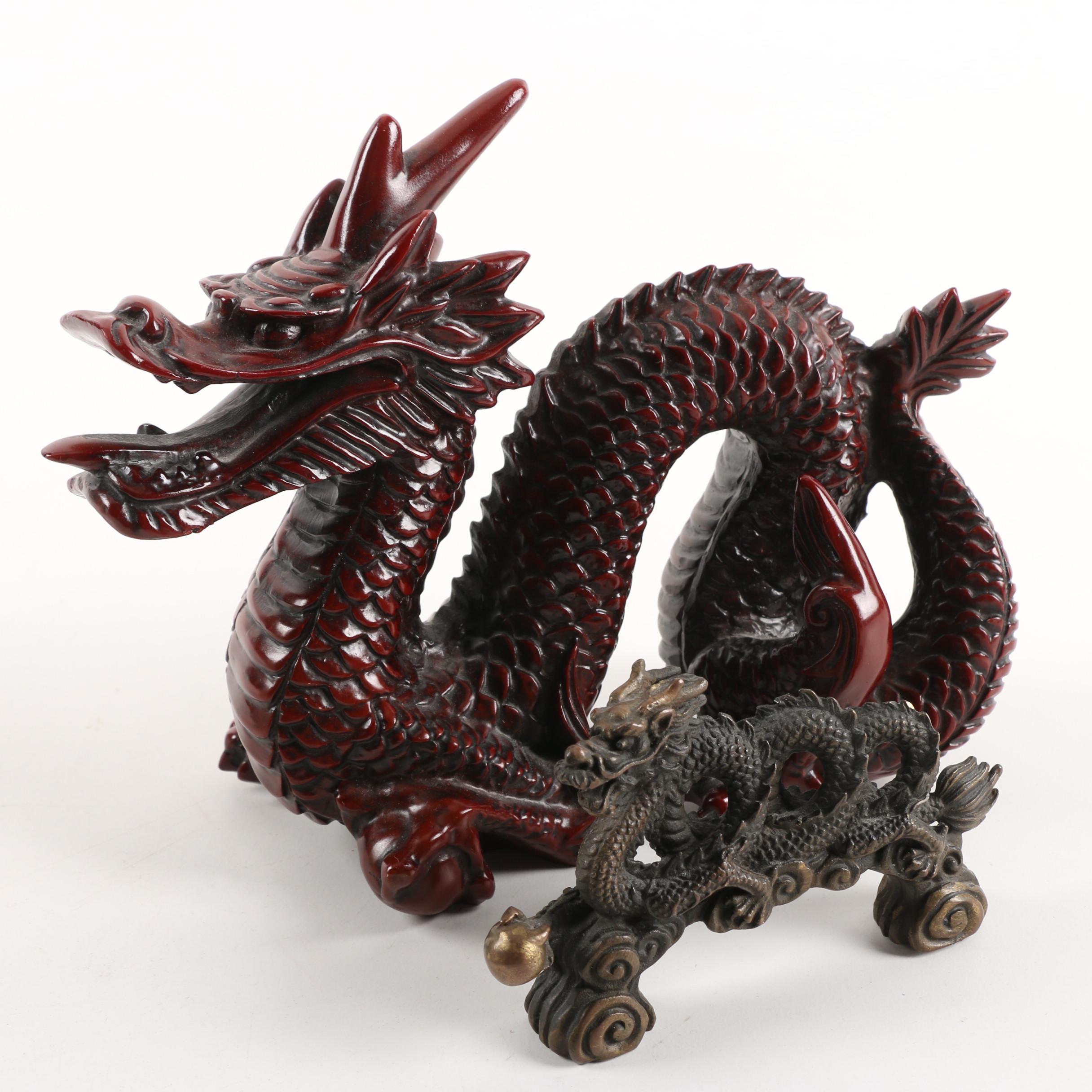 Chinese Dragon Figurines