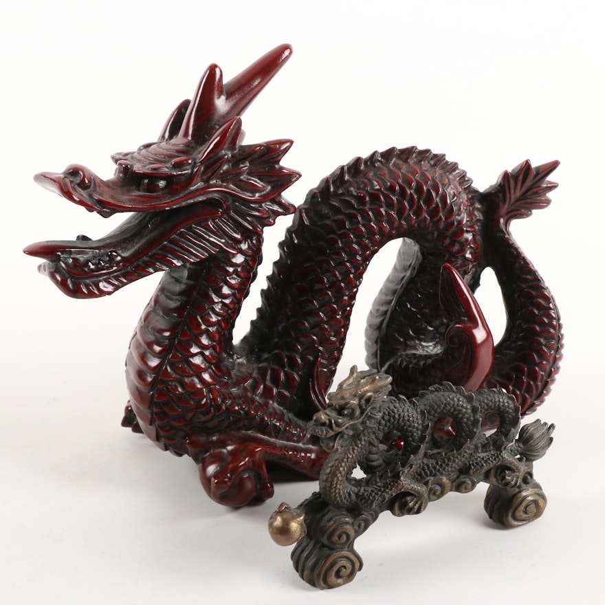 Chinese Dragon Figurines