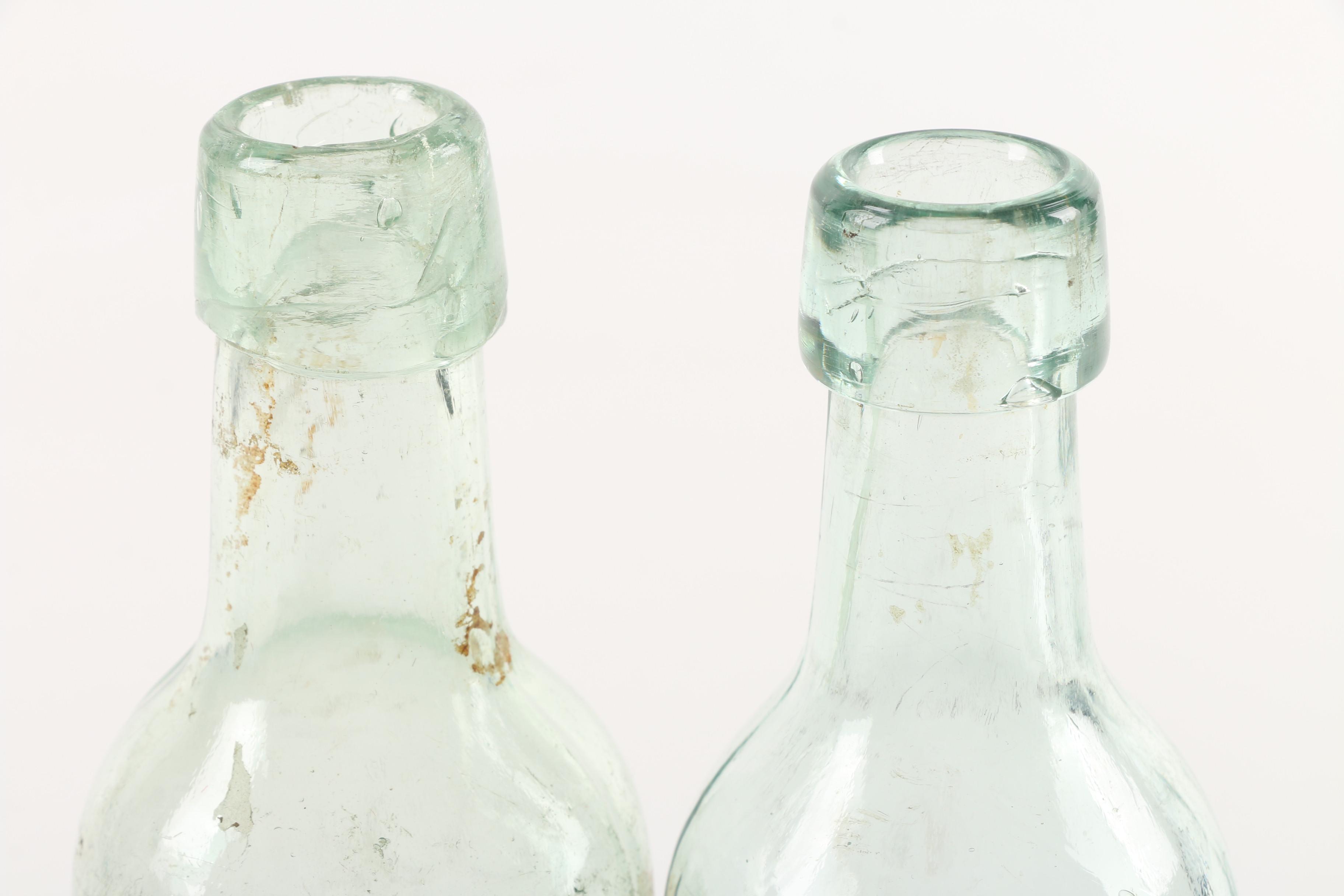Antique Cochran & Co. and Cantrell Cochrane Glass Soda Bottles