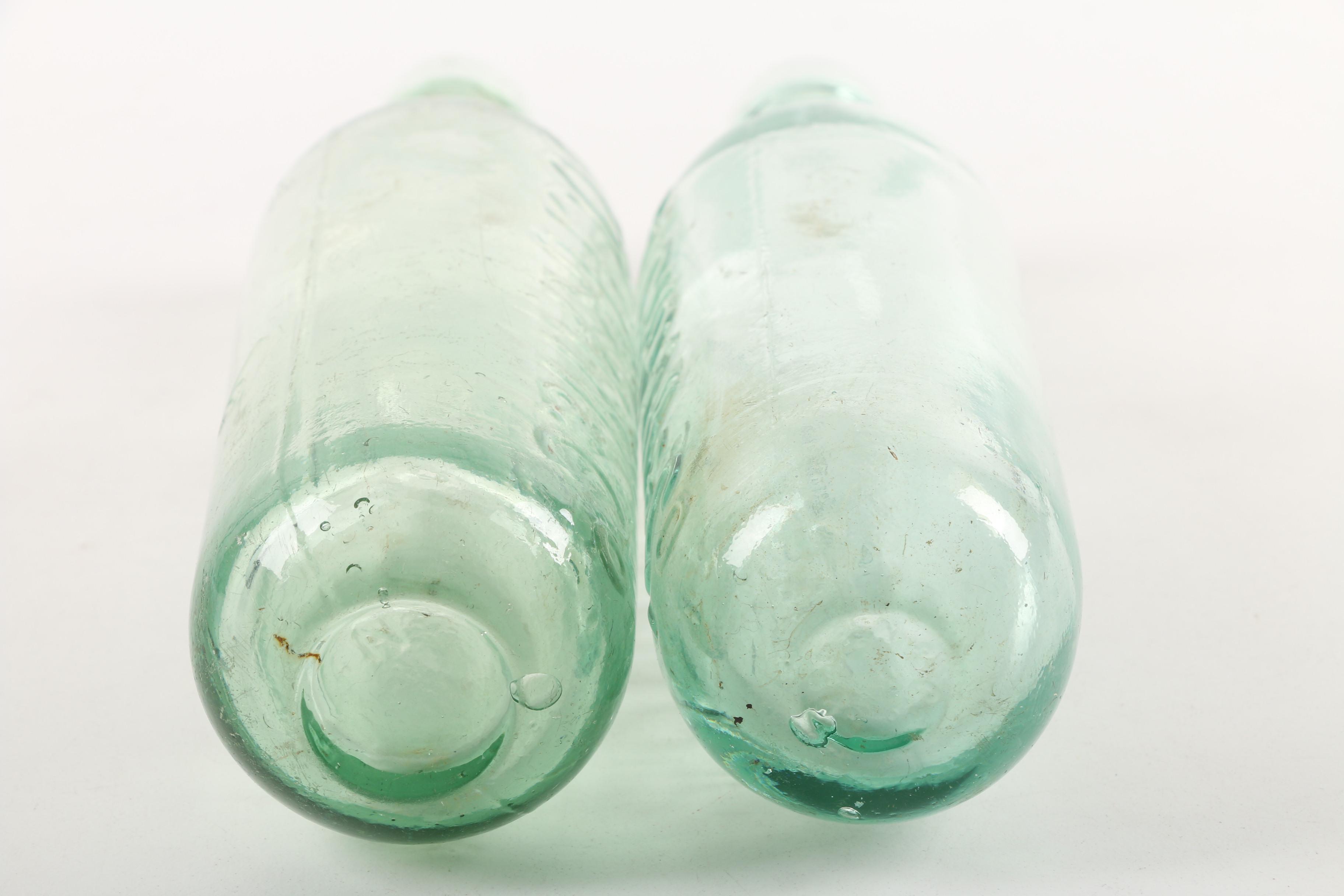 Antique Cochran & Co. and Cantrell Cochrane Glass Soda Bottles
