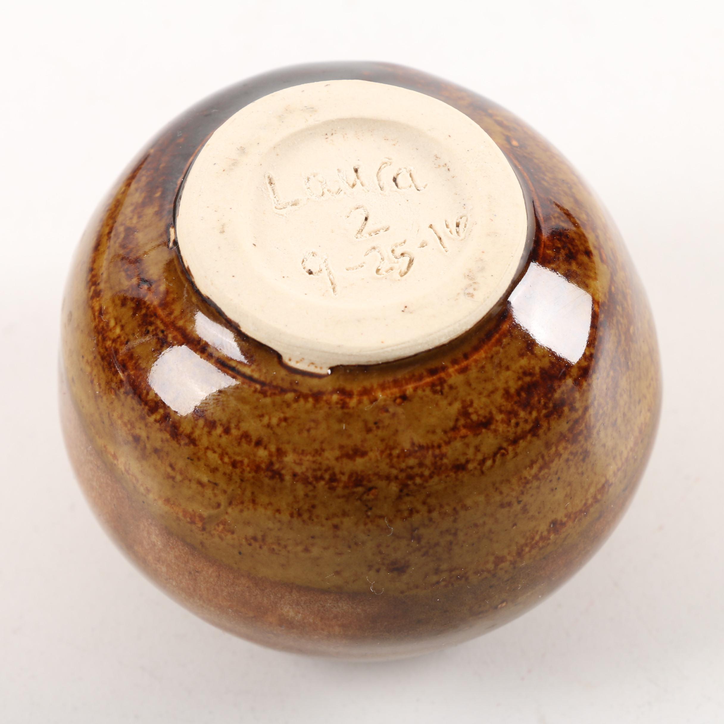 Alexandria Clay Co-Op Signed Stoneware Vessels by Laura