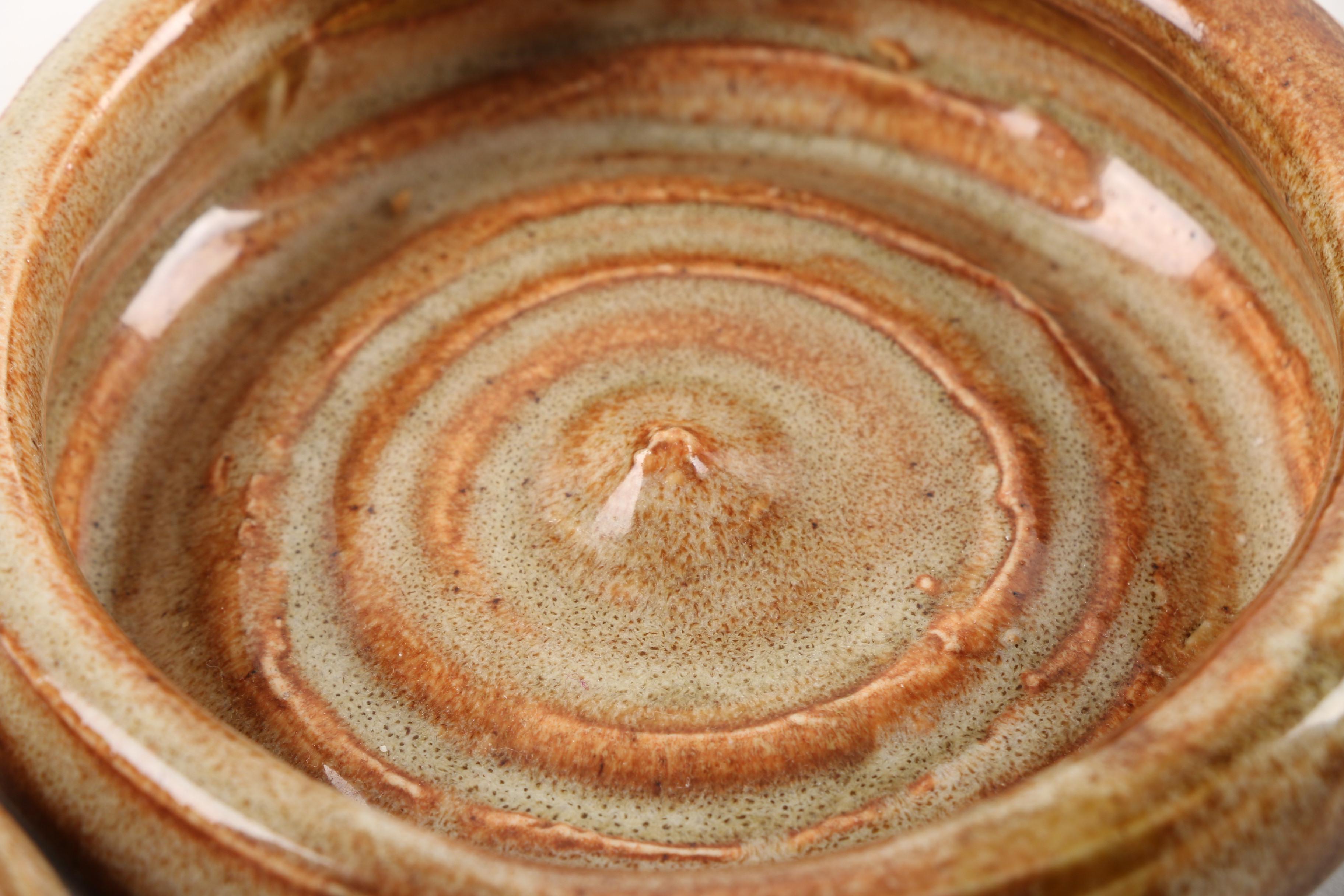 Alexandria Clay Co-Op Signed Stoneware Vessels by Laura