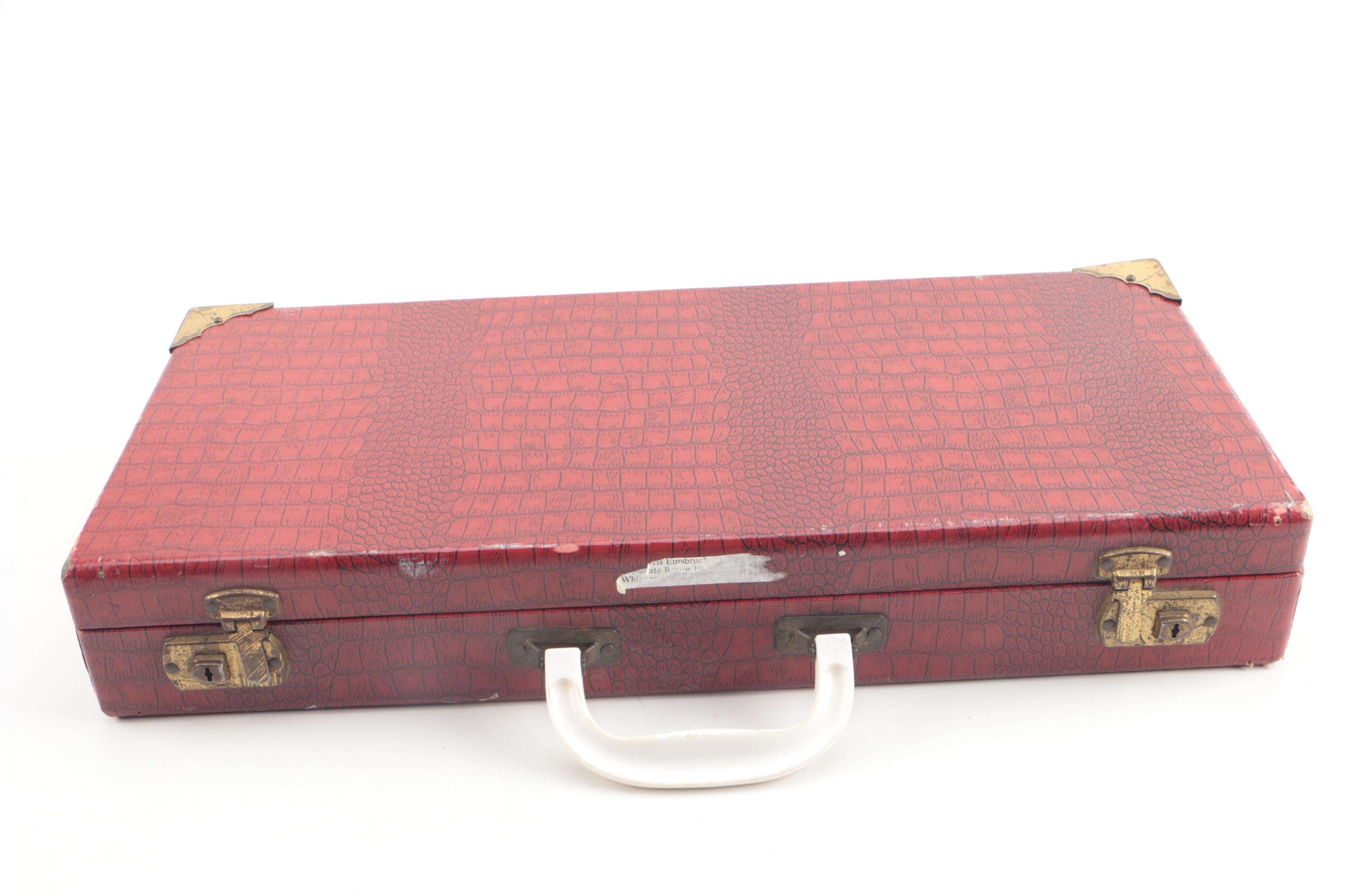 Mahjong and Rummikub Game Sets in Leatherette Cases