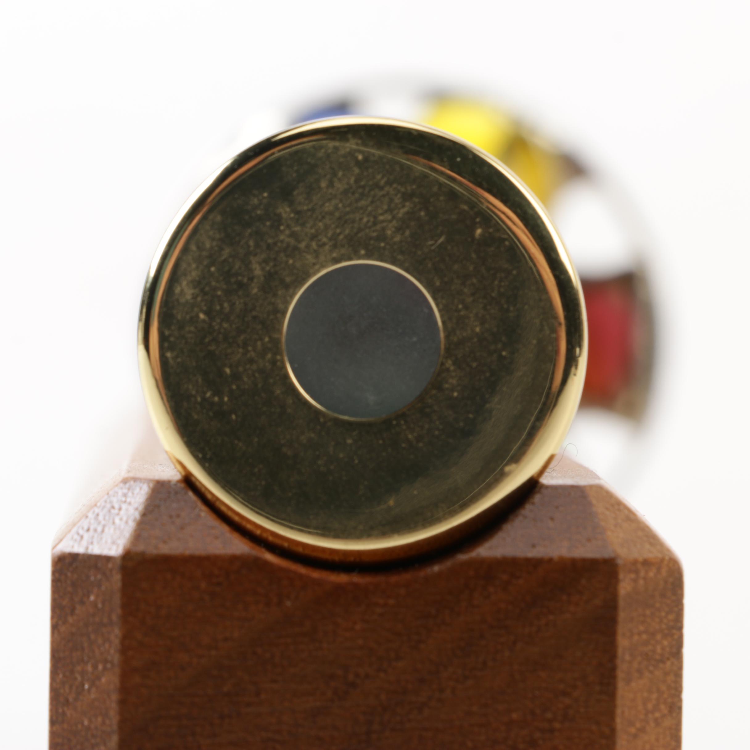 Brass Kaleidoscope By Sheryl Koch with Wood Stand